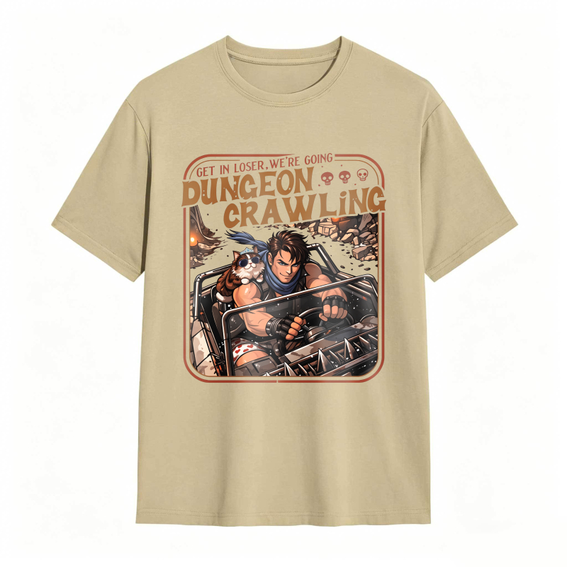 Dungeon Crawling Funny Gamer Fantasy Tee