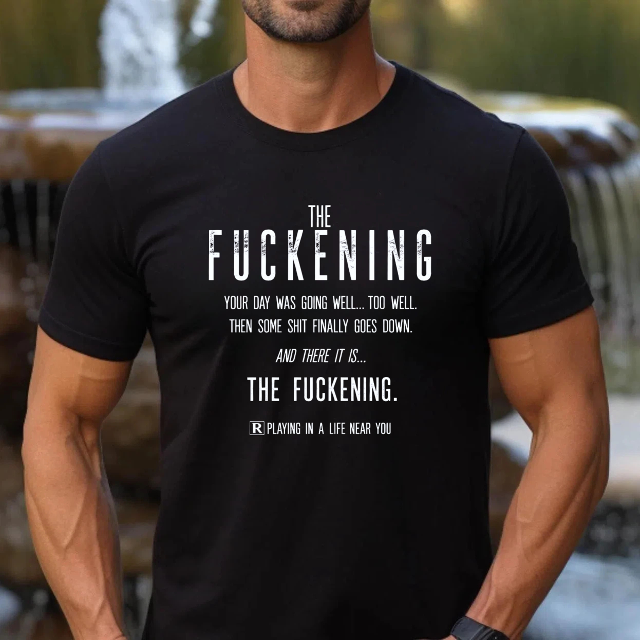 TEECURENT The Fuckening T-Shirt Funny Sarcastic Humor Shirt For Men Women Relatable Life Quote Graphic Tee Black Casual Wear