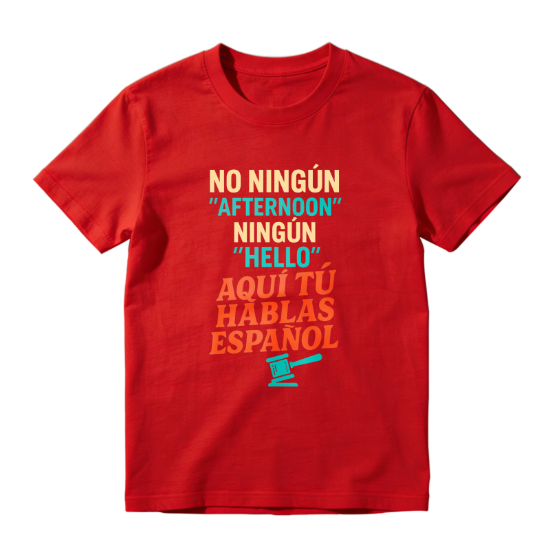 No Ninguin Afternoon Ningun Hello Aqui Tu Hablas Espanol Unisex Classic T-shirt