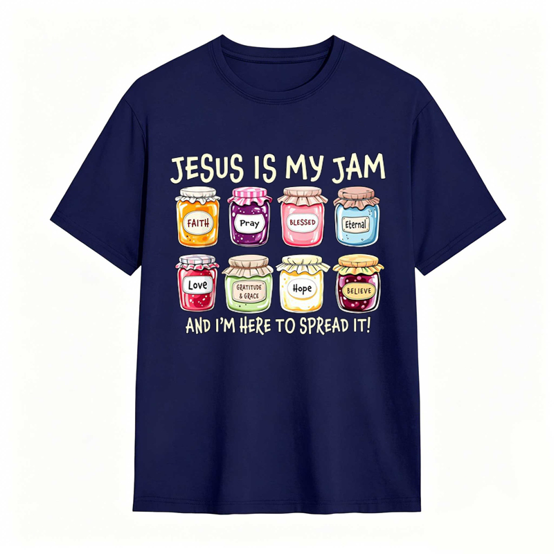 Jesus ls My Jam Christian Graphic T-shirt