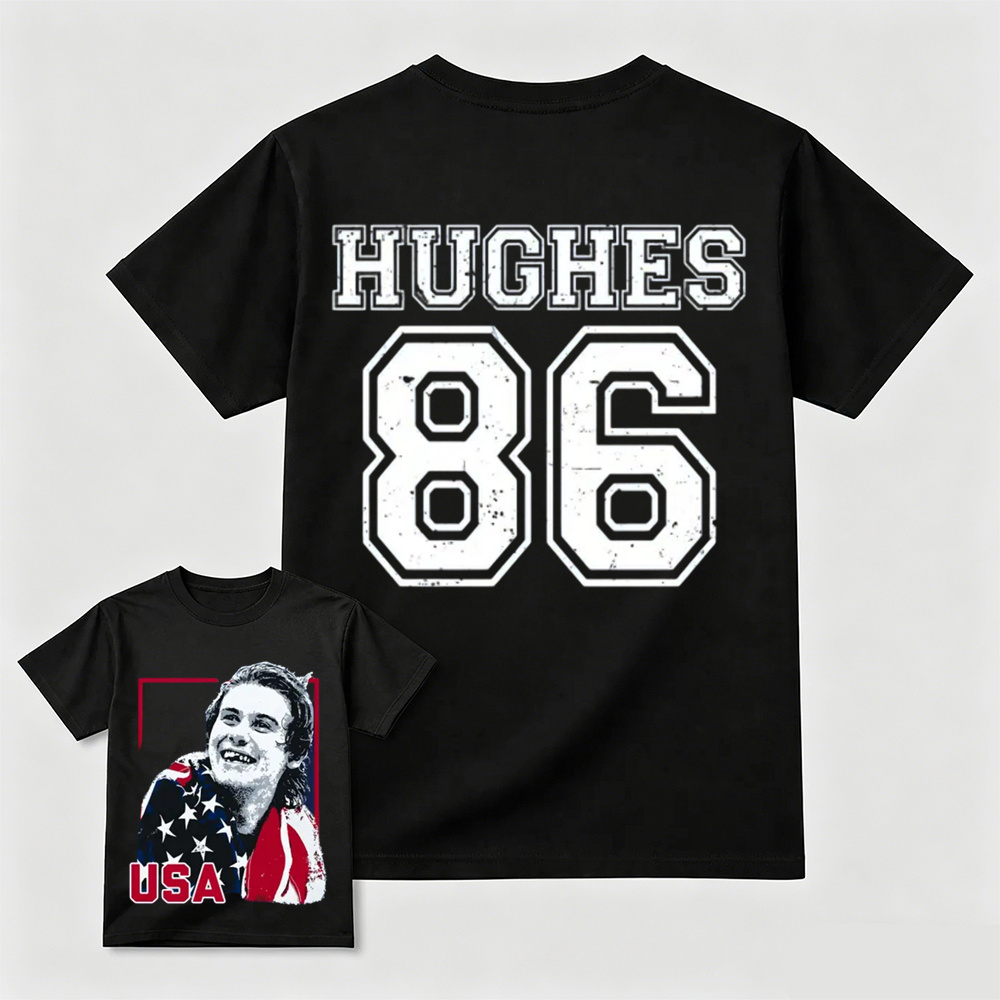 Jack Hughes USA Hockey Shirt, Olympics Golden Goal T-Shirt, 81 Hughes Sweatshirt, Team USA Hoodie, Gift For Fans T-Shirt