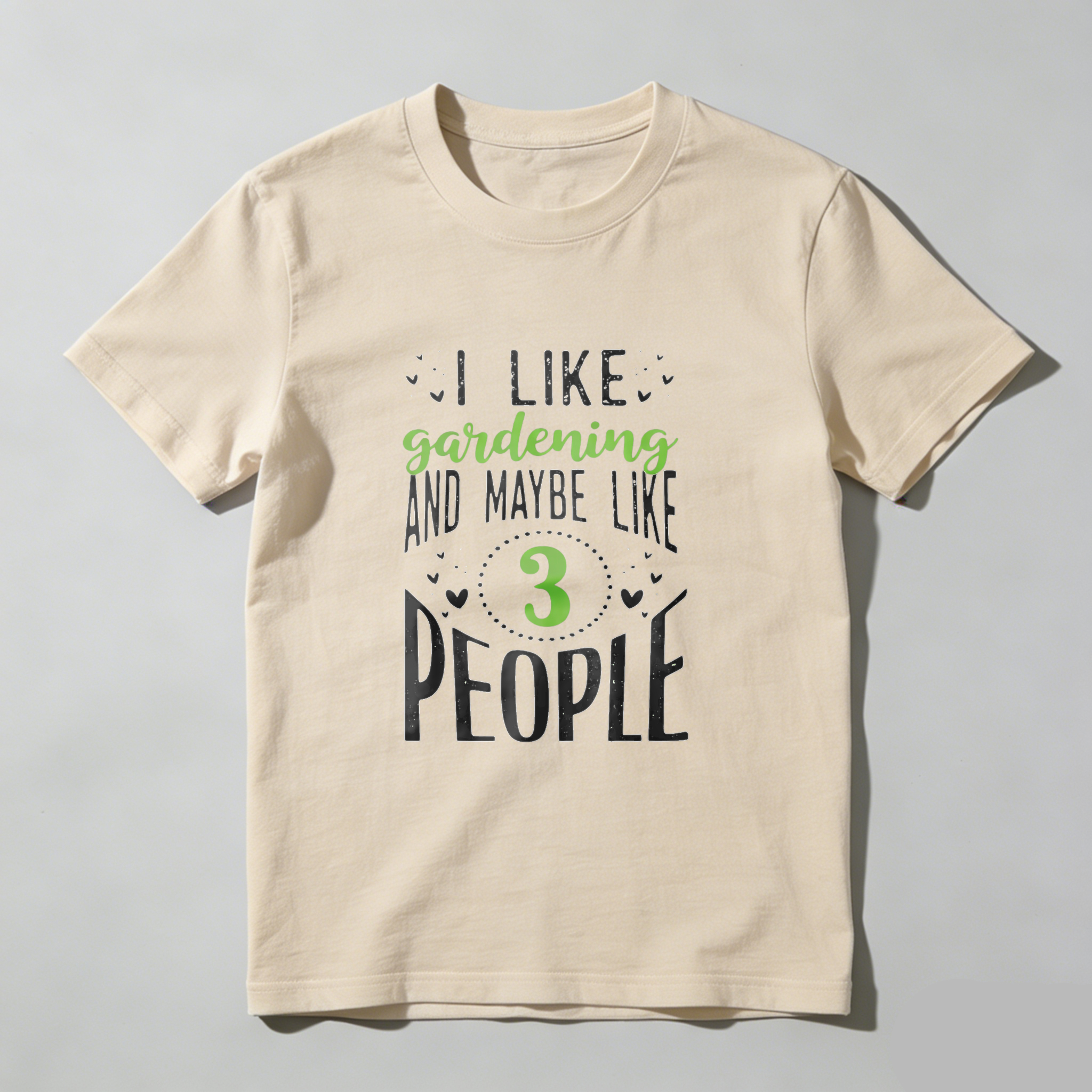 TEECURENT I Like Gardening And Maybe Like 3 People Funny Garden T-Shirt For Men Women Gift Idea WOMEN