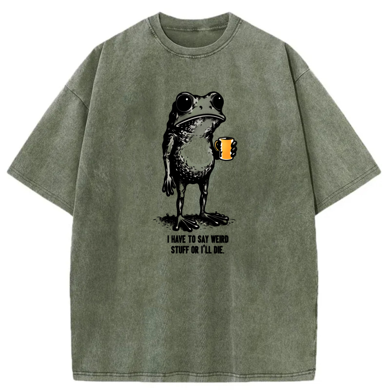 Frog Holding Beer With Text Below tshirt 100% cotton