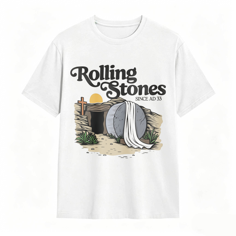 Rolling Stones Since Ad 33 Easter Tomb Scene Unisex Classic T-shirt