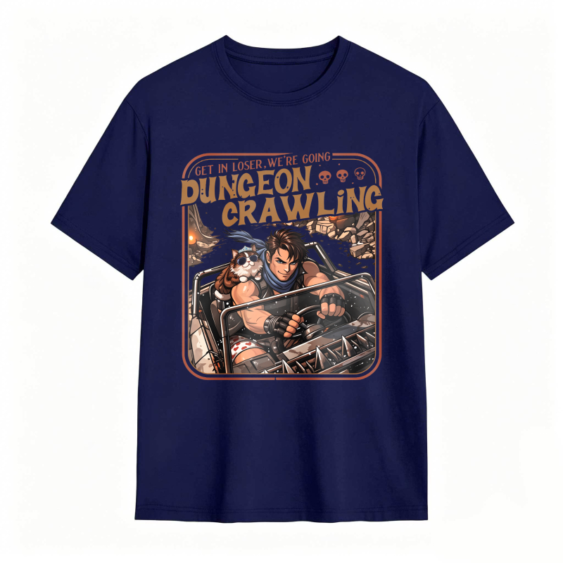Dungeon Crawling Funny Gamer Fantasy Tee