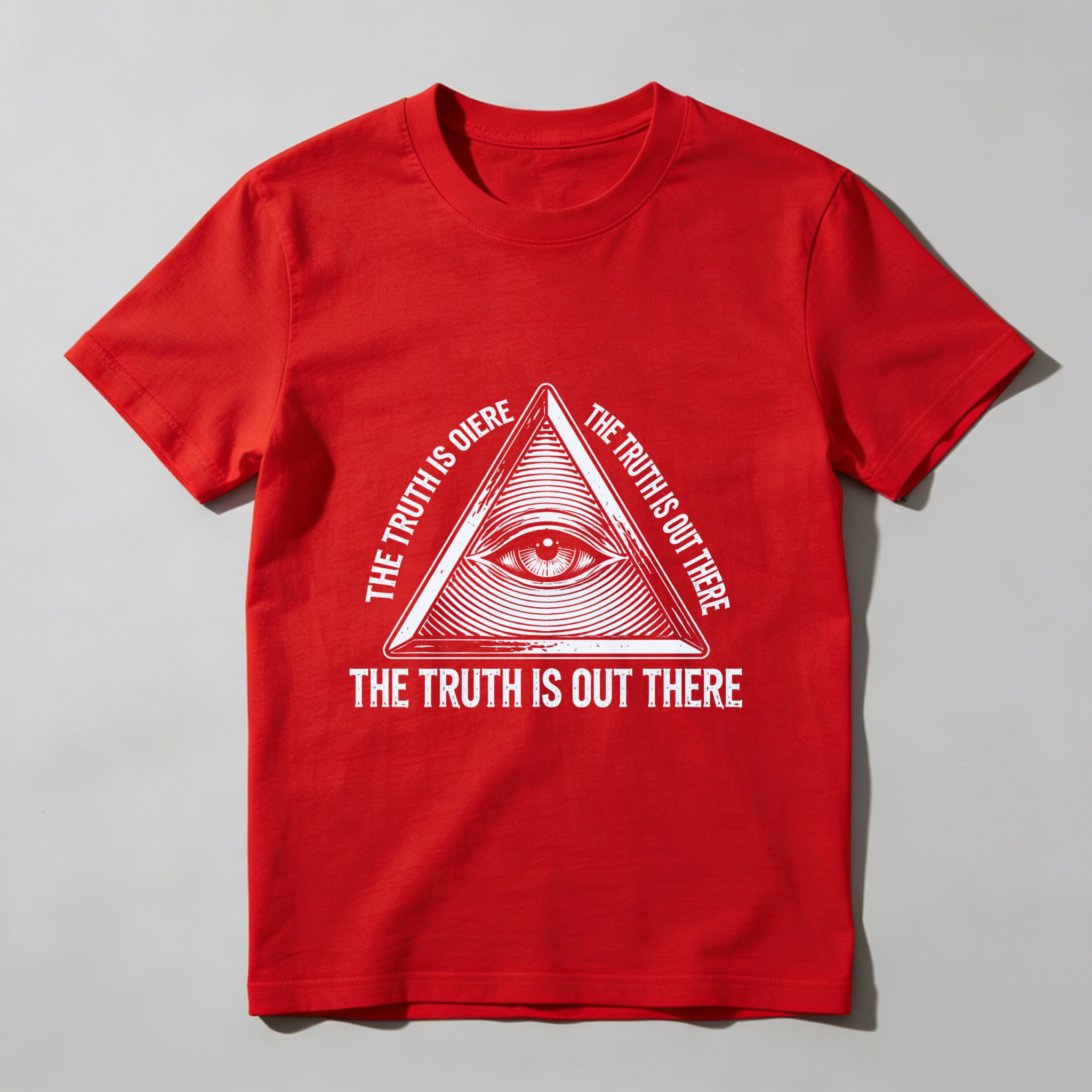 TEECURENT  The Truth Is Out There Eye Pyramid Symbol TEECURENT
