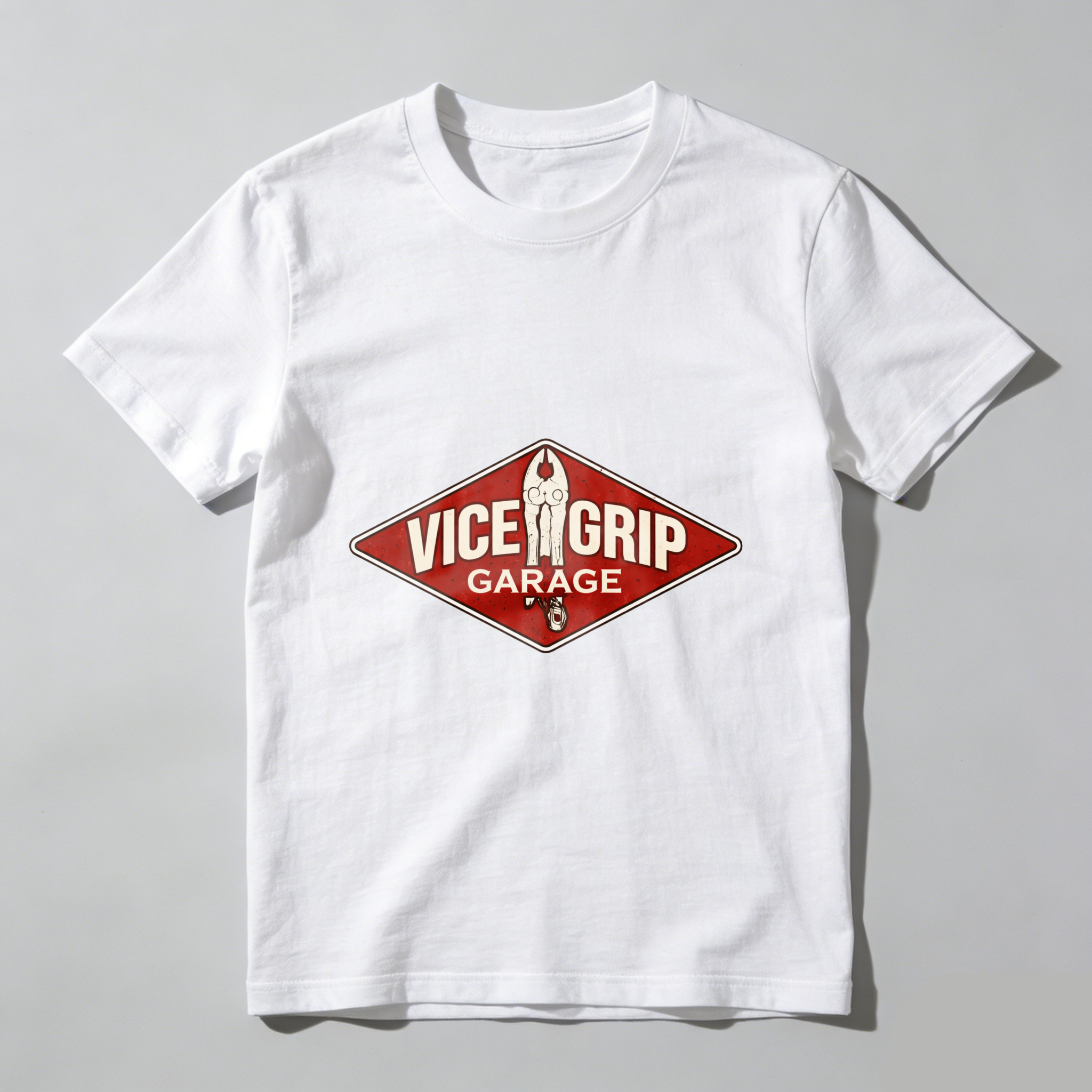 Vice Grip Garage T Shirt Black Men Women Automotive Workshop Mechanic Tool Logo Graphic Tee