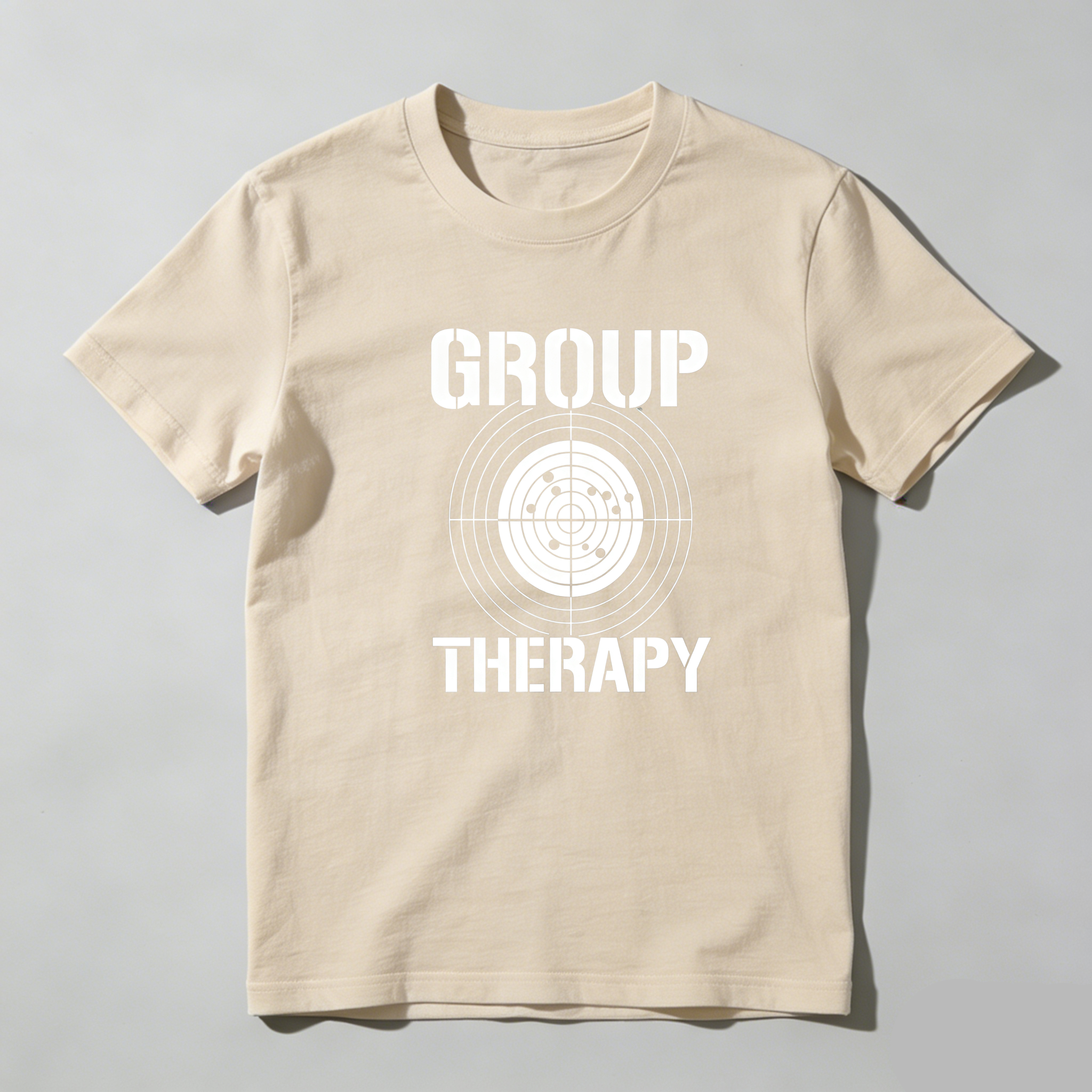 TEECURENT Group Therapy Target Design Pure Cotton Short Sleeve T Shirt-TeeCurent