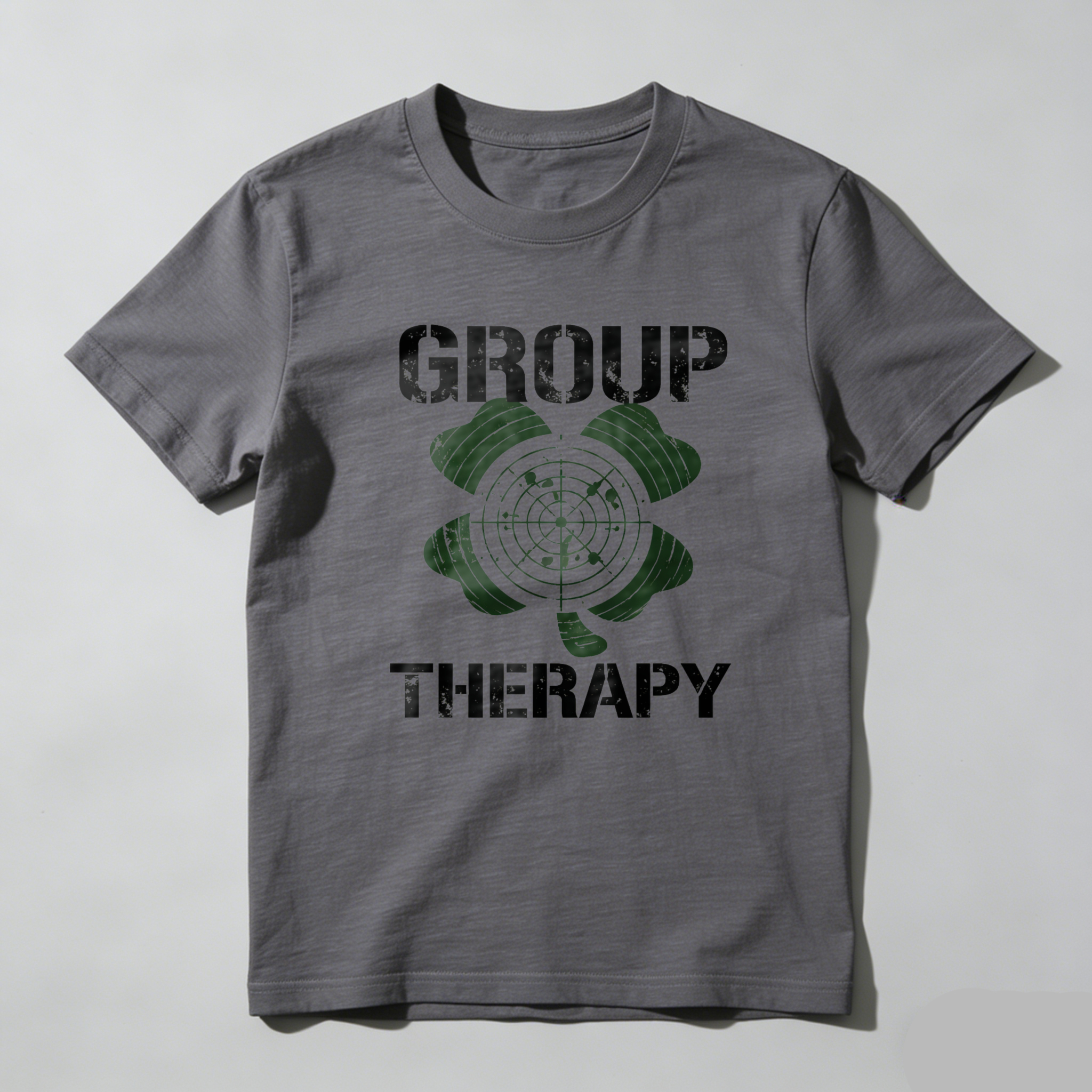 TEECURENT Group Therapy T Shirt With Target Design For Shooting Enthusiasts And Fun Group Activities