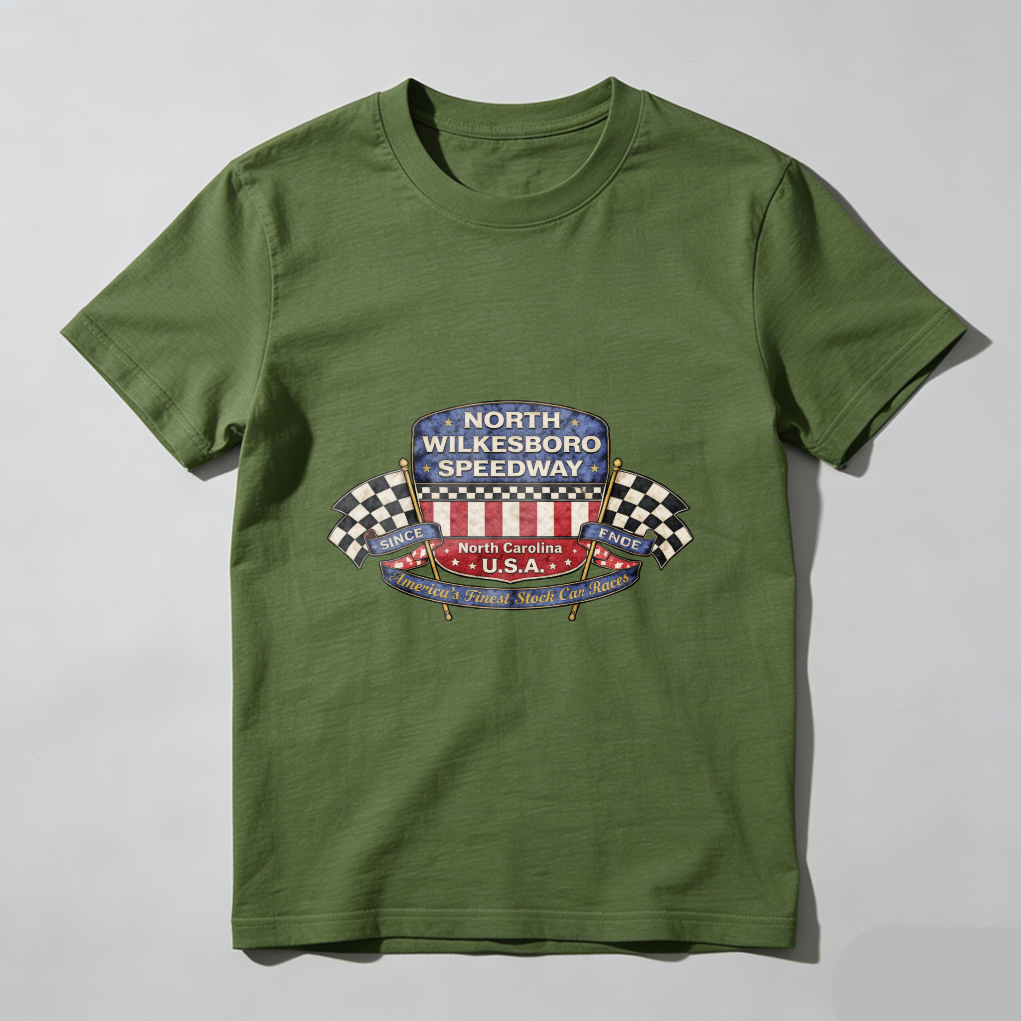 North Wilkesboro Speedway North Carolina Usa Racing T Shirt