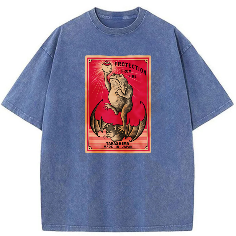 Protection From Fire Takashima Made In Japan tshirt 100% cotton