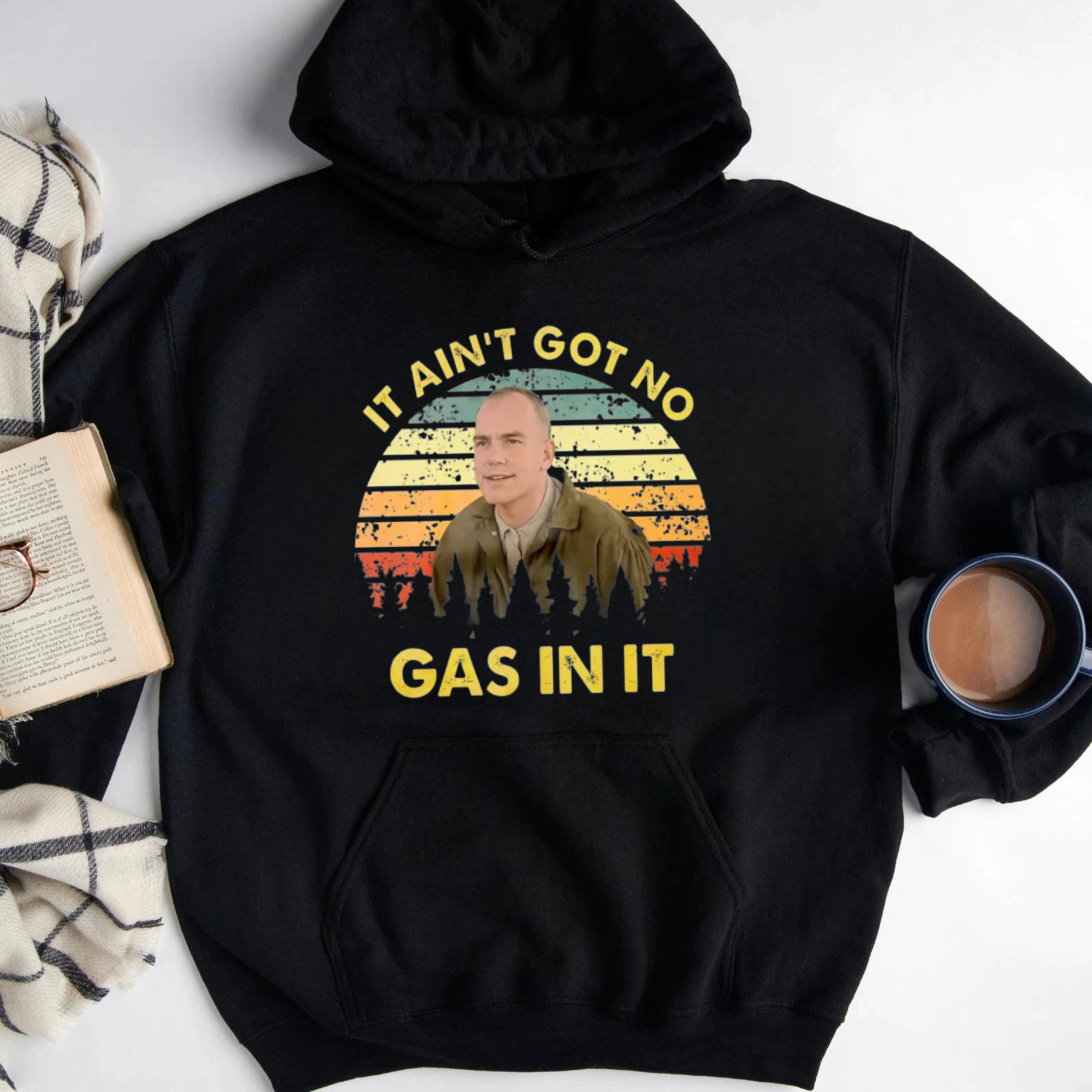 It Aint Got No Gas In It Vintage Retro Sunset Unisex Classic Hoodie