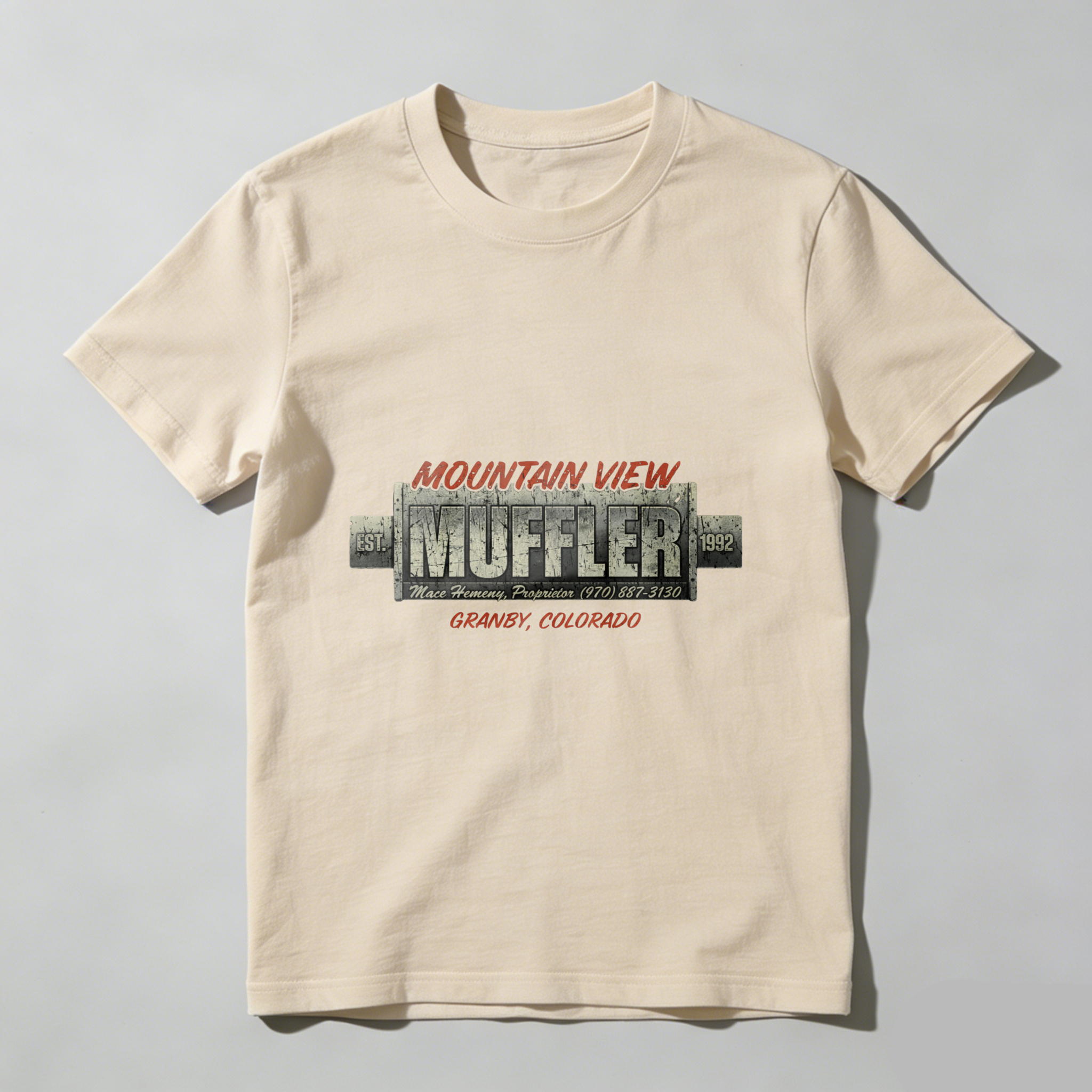 Mountain View Muffler Granby Colorado Auto Repair Shop T-Shirt