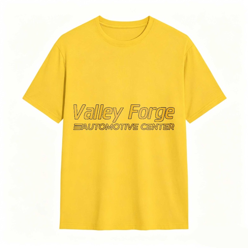 Valley Forge Automotive Center T-Shirt for Car Enthusiasts