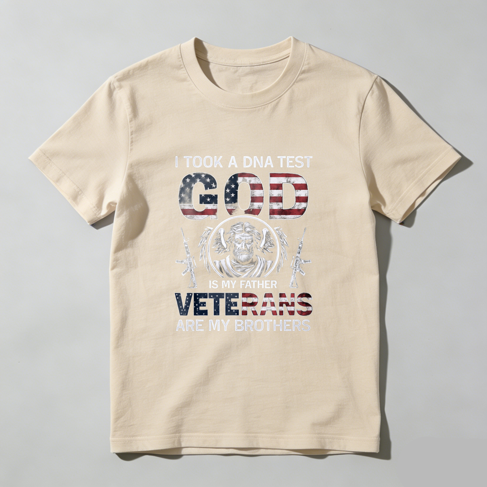 I Took A Dna Test God Is My Father Veterans Are My Brothers T Shirt Made In Usa
