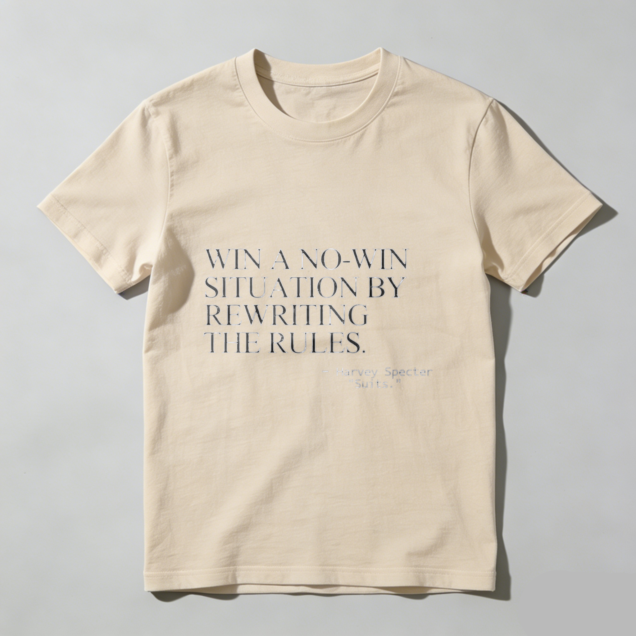 TEECURENT Harvey Specter Suits Quote Win A No Win Situation By Rewriting The Rules T Shirt