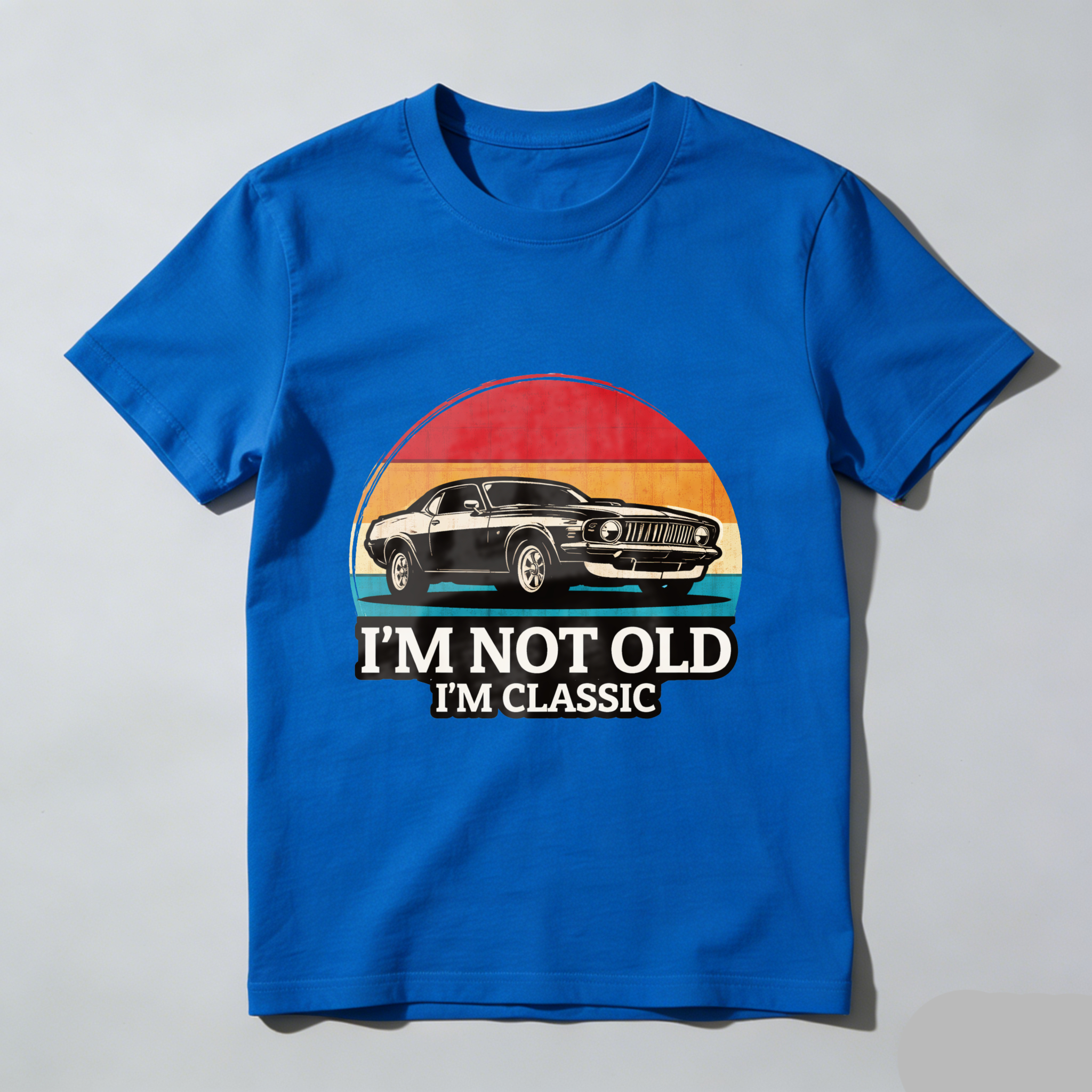 I M Not Old I M Classic Vintage Car T Shirt Retro Muscle Car Design For Men And Women Unisex Fashion Top