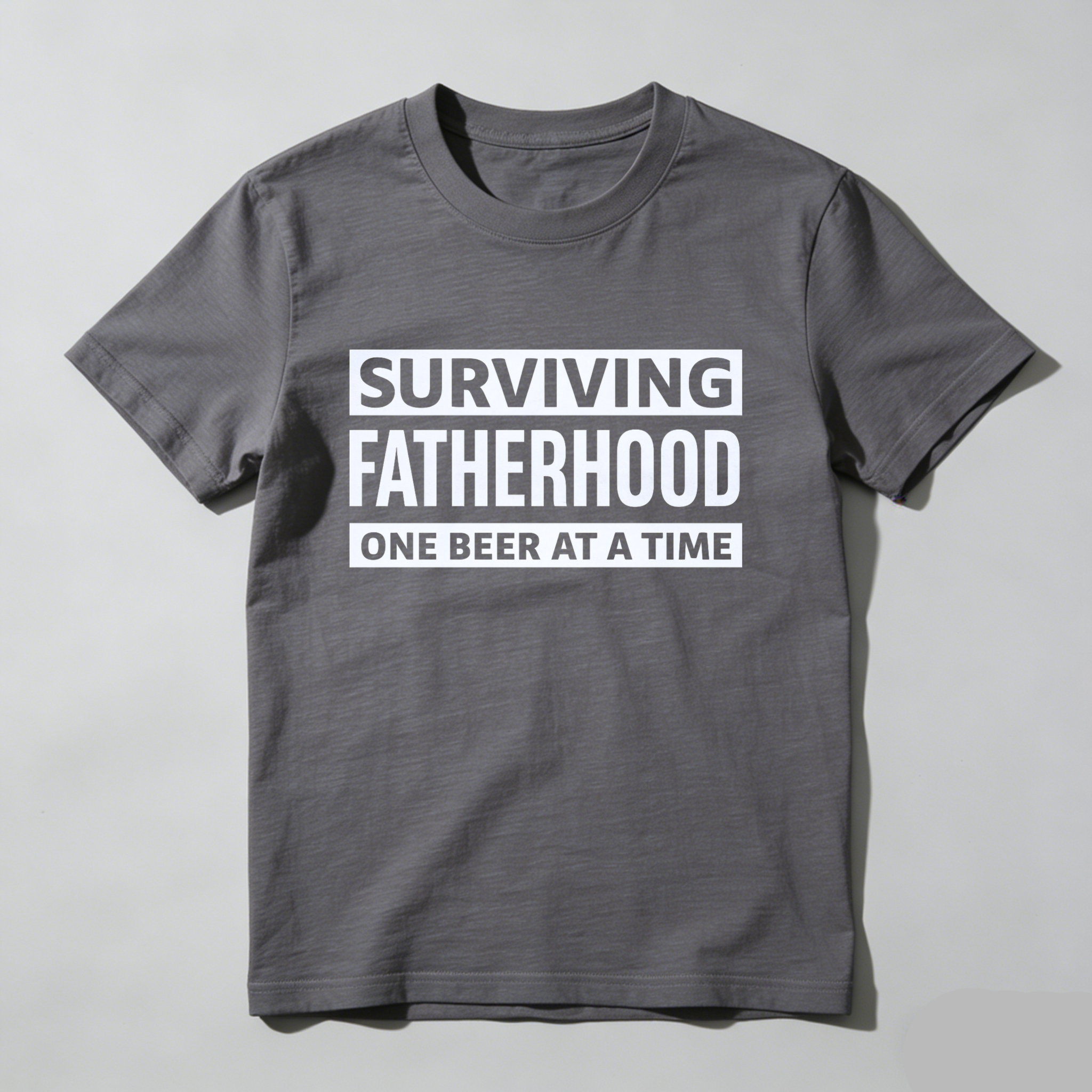 Surviving Fatherhood One Beer At A Time T Shirt Made In Usa
