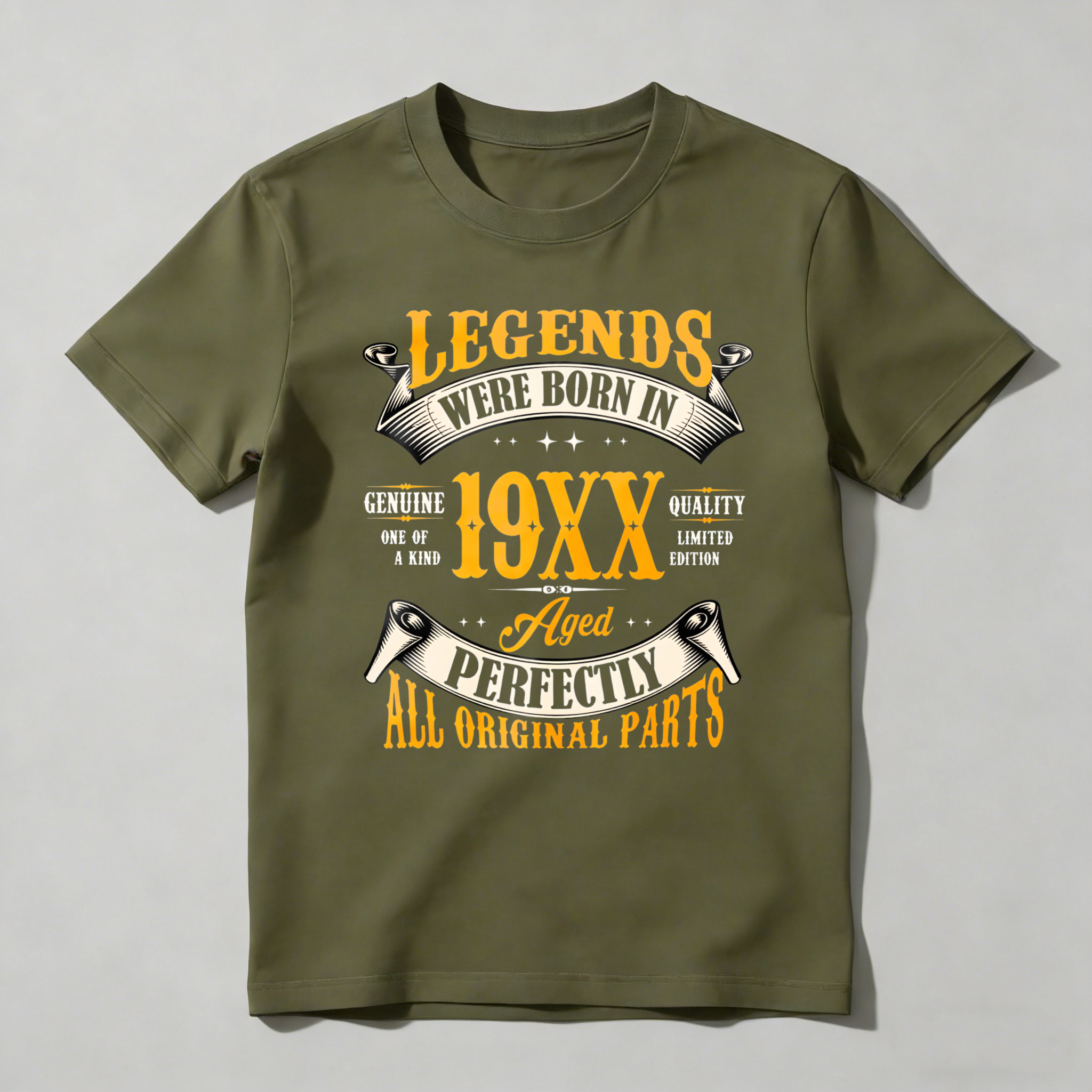 Legends Were Born In 19XX Aged Perfectly All Original Parts Unisex Classic T-shirt