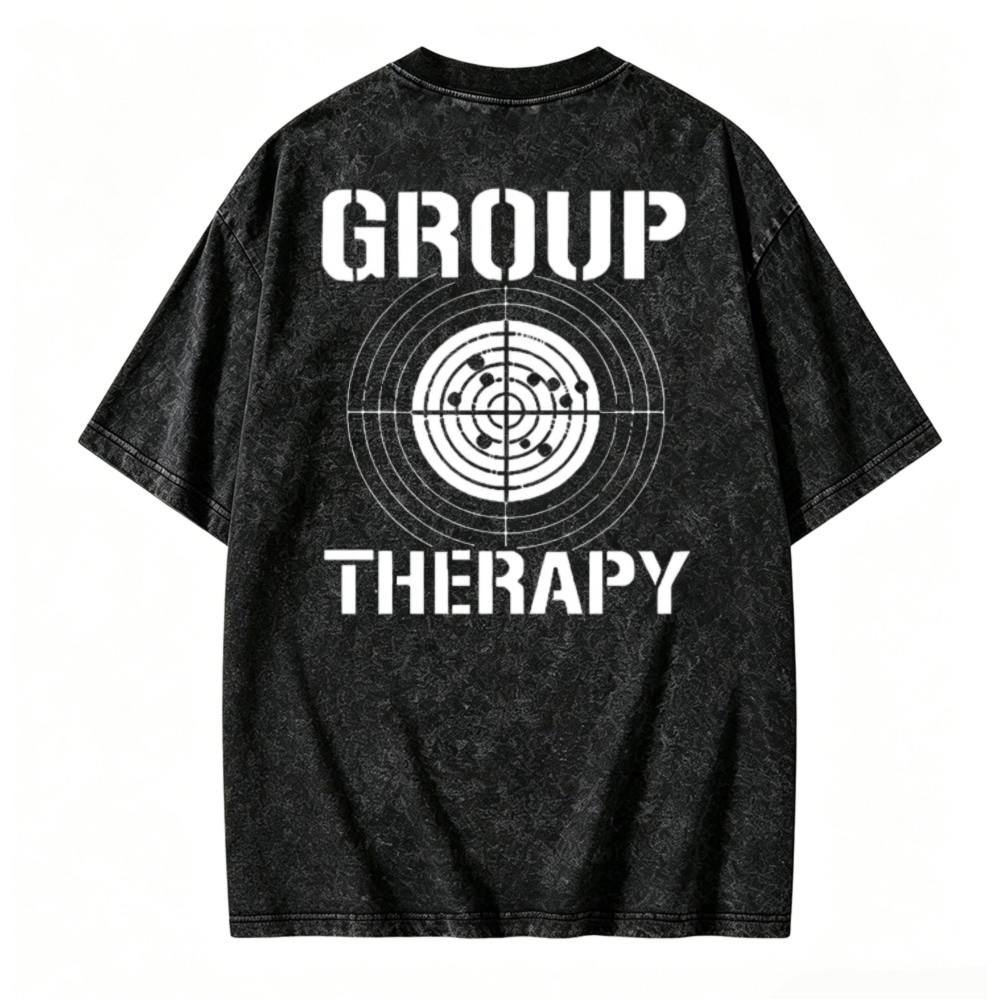 Group Therapy Target Graphic Washed T-shirt