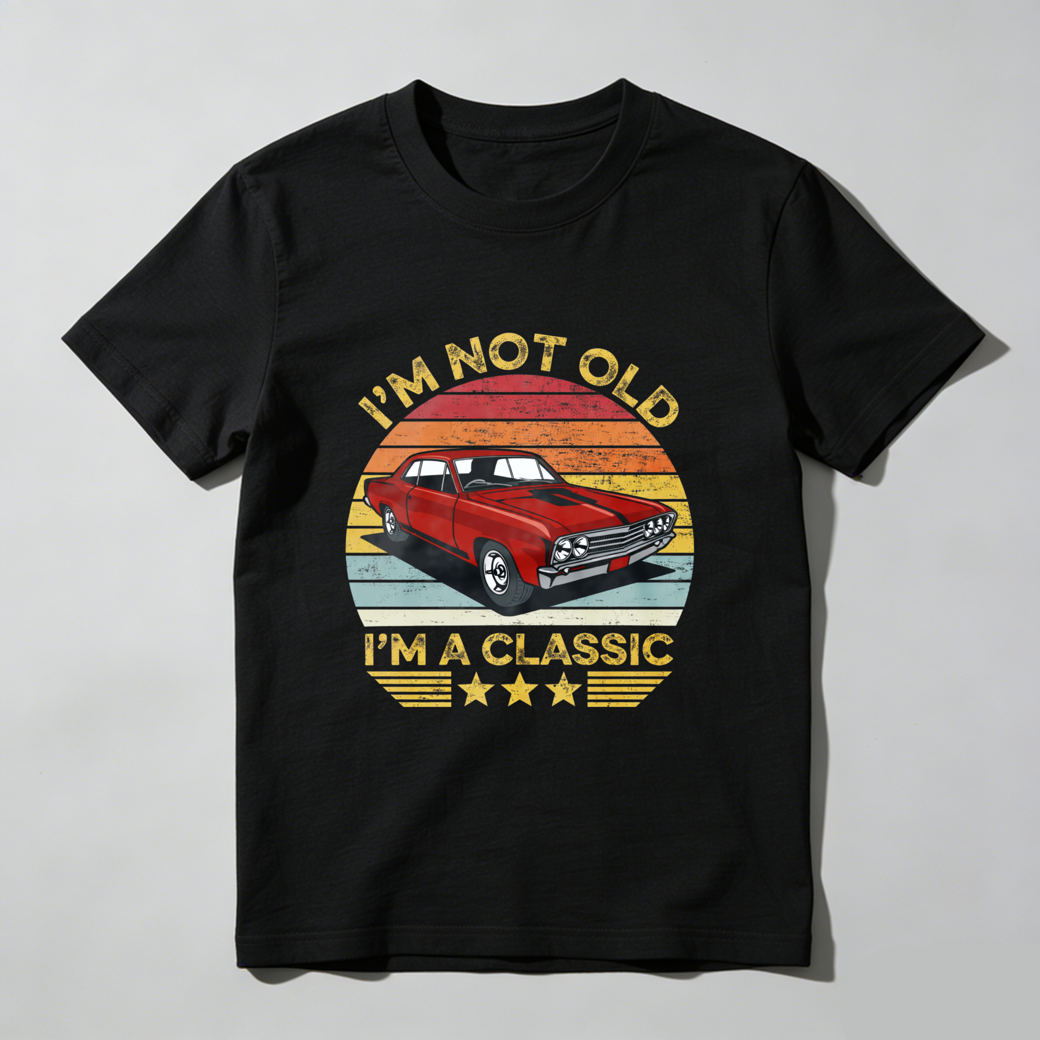 Im Not Old Im A Classic Vintage Car T-Shirt Retro Design For Men And Women
