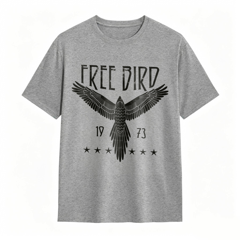 Free Bird Eagle 1973 Stars Design Unisex Classic T-shirt
