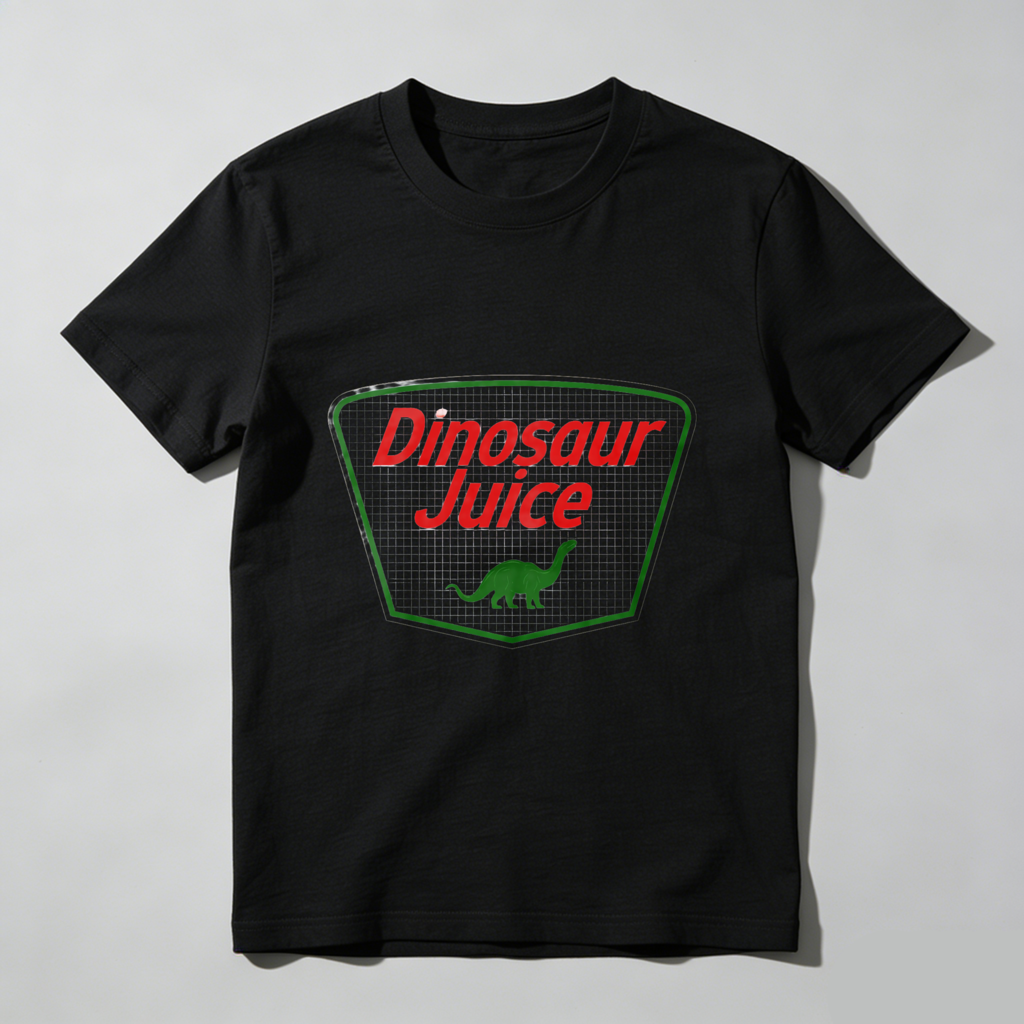 Dinosaur Juice T Shirt Black Dino Design Graphic Tee Men Women Unisex Casual Wear