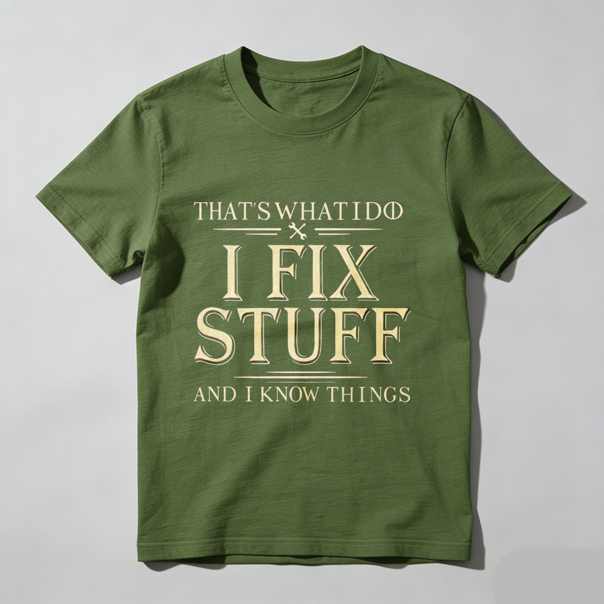 That's What I Do I Fix Stuff And I Know Things T-Shirt