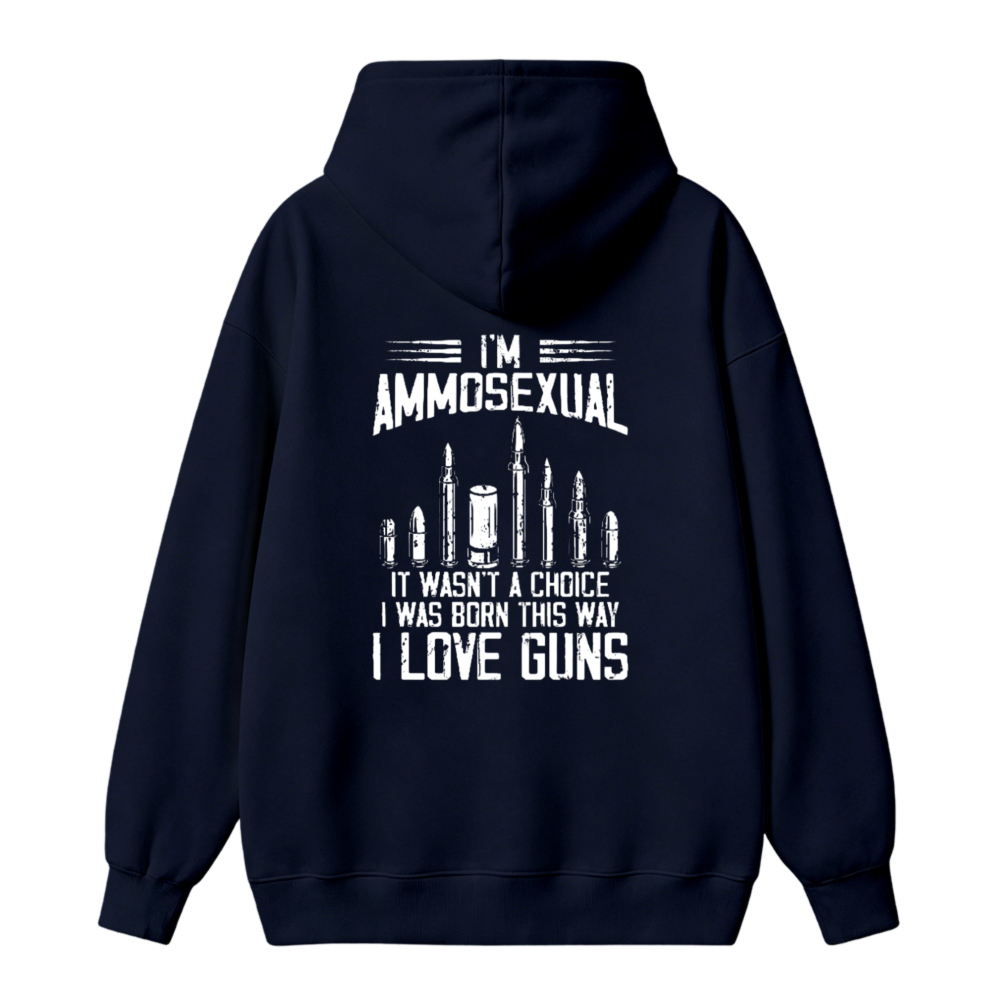 I Love Guns Ammosexual Unisex Classic Hoodie