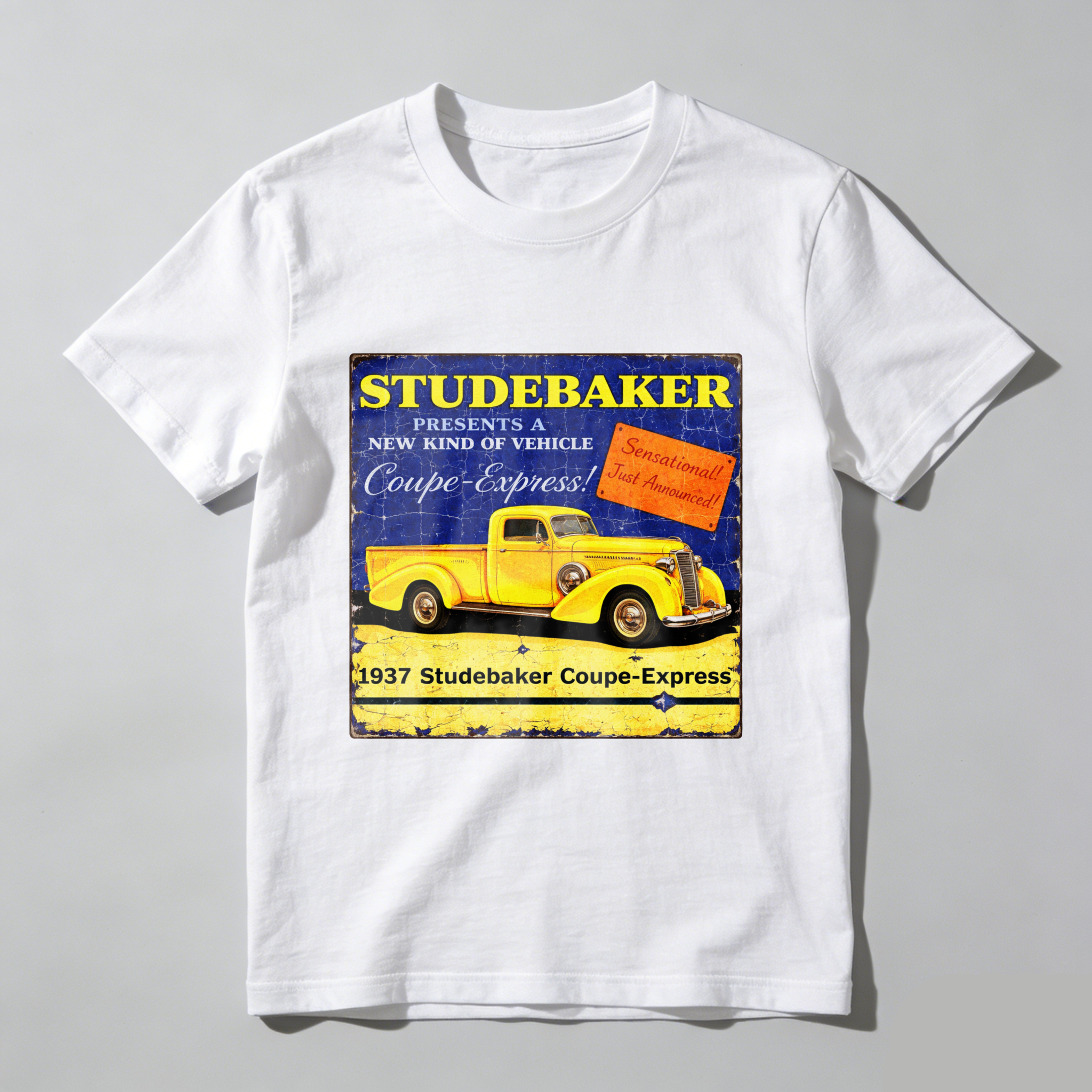 Studebaker 1937 Coupe Express Vintage Car Advertisement T Shirt