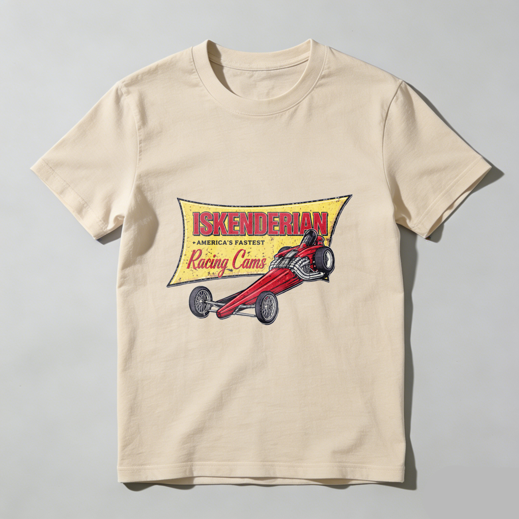 Iskenderian Racing Cams America S Fastest Vintage Hot Rod T Shirt Black