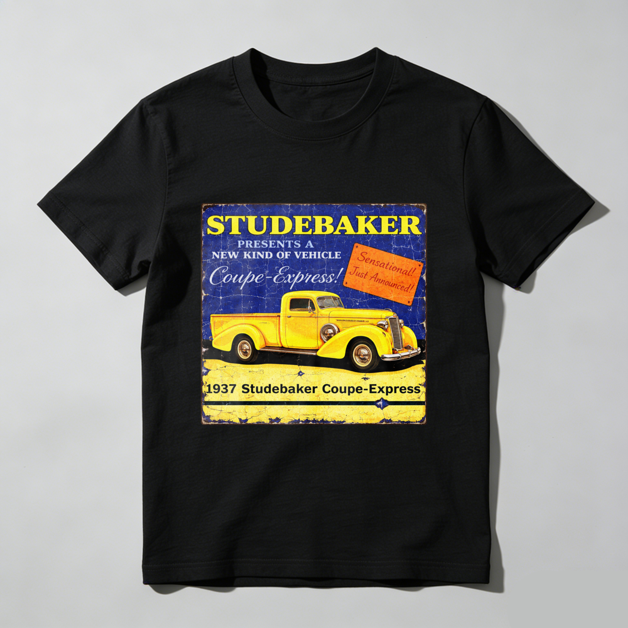 Studebaker 1937 Coupe Express Vintage Car Advertisement T Shirt