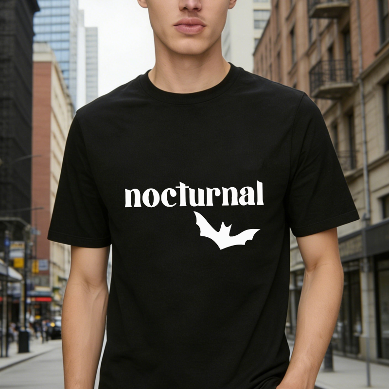Nocturnal Bat Silhouette Graphic Unisex Classic T-shirt