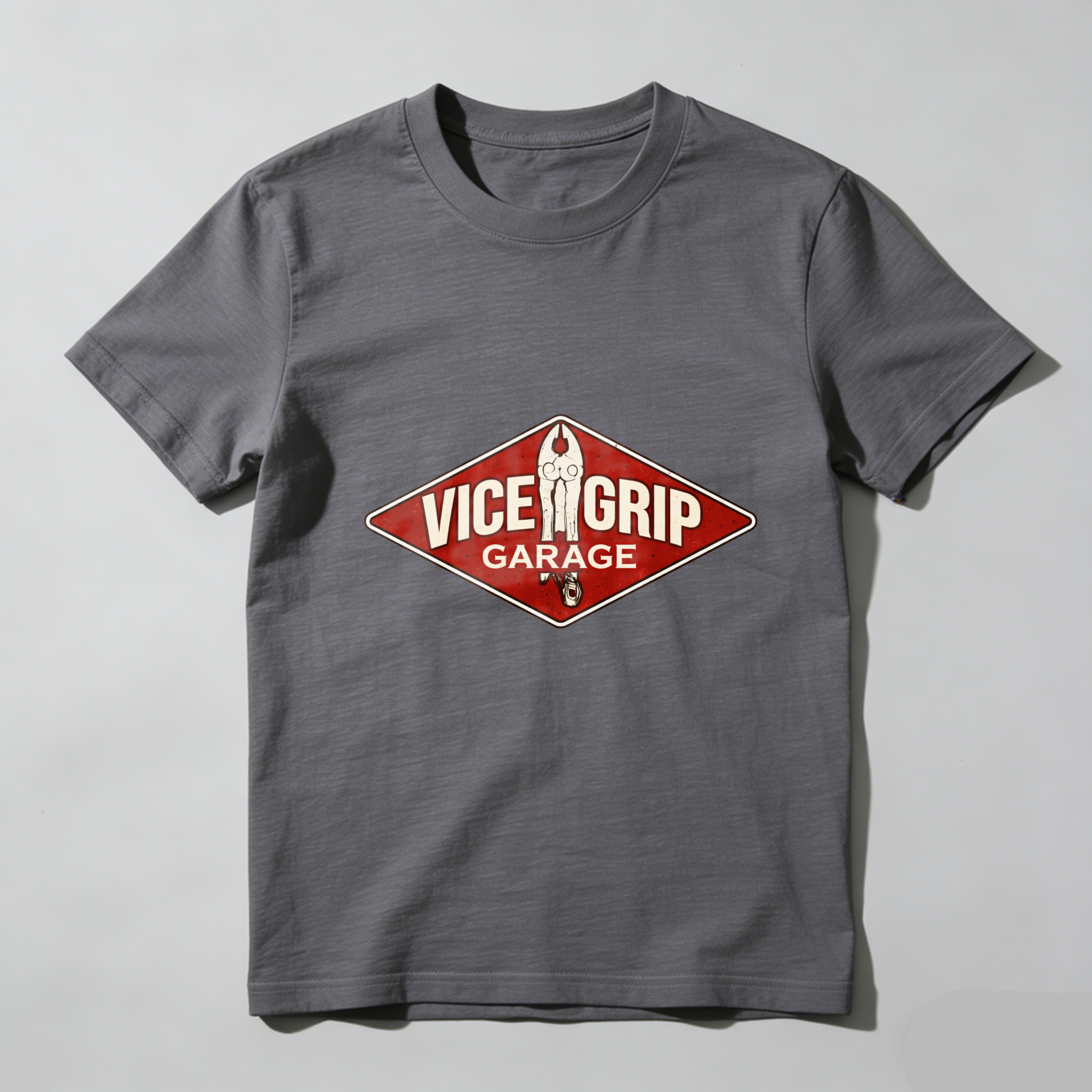 Vice Grip Garage T Shirt Black Men Women Automotive Workshop Mechanic Tool Logo Graphic Tee