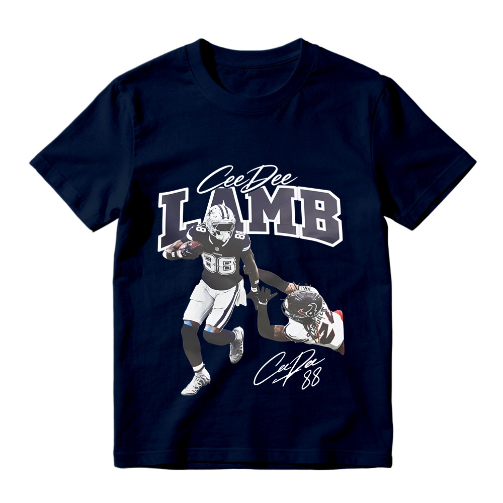 Ceedee Lamb Shirt, Vintage Sport Tee, Retro American Football Bootleg Gift