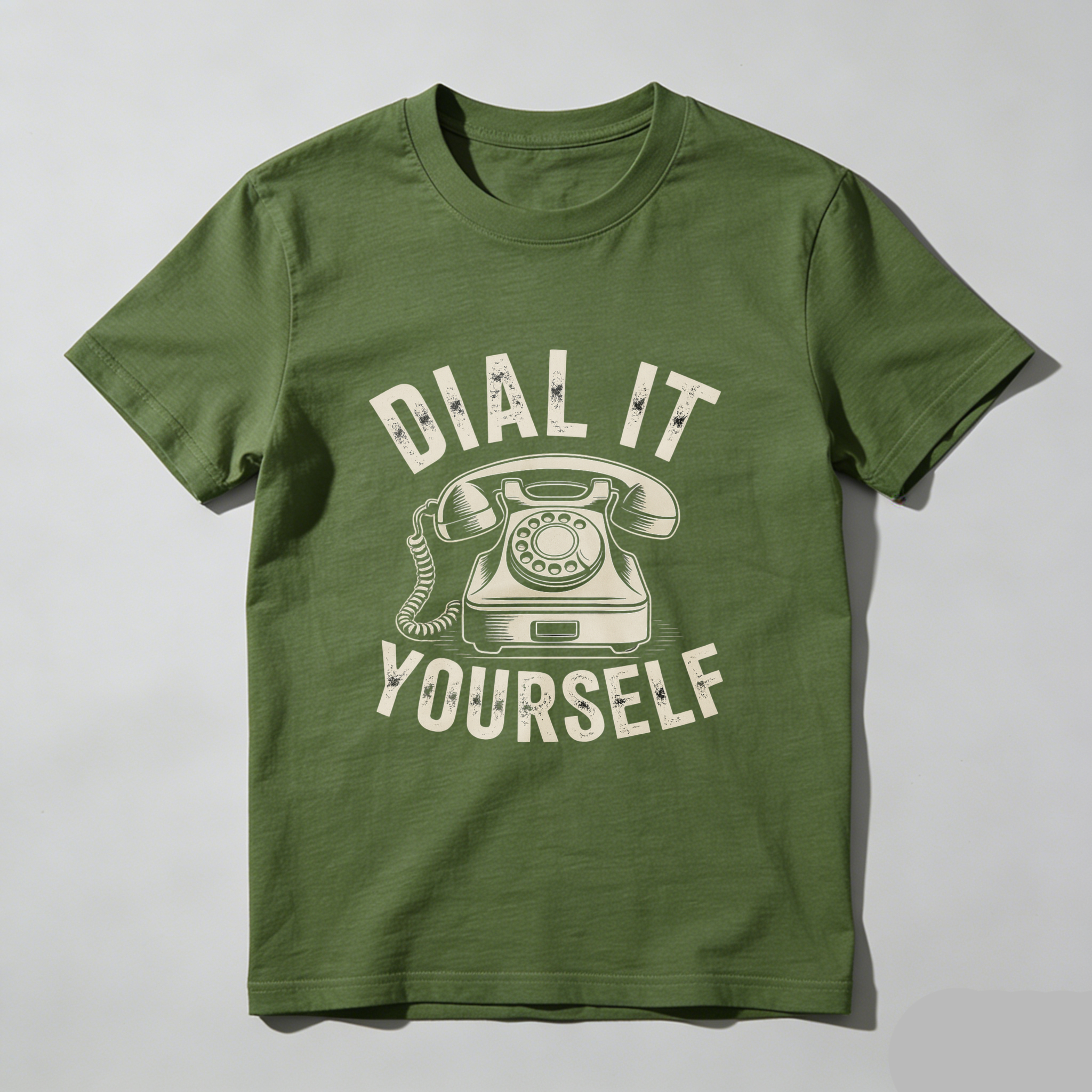 Dial It Yourself Vintage Telephone Graphic T-Shirt Made In Usa