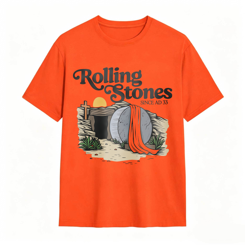 Rolling Stones Since Ad 33 Easter Tomb Scene Unisex Classic T-shirt