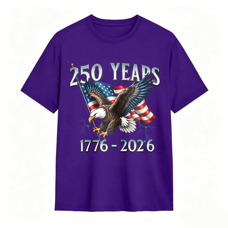 American Eagle Independence Day 250 Years 1776-2026 T-Shirt