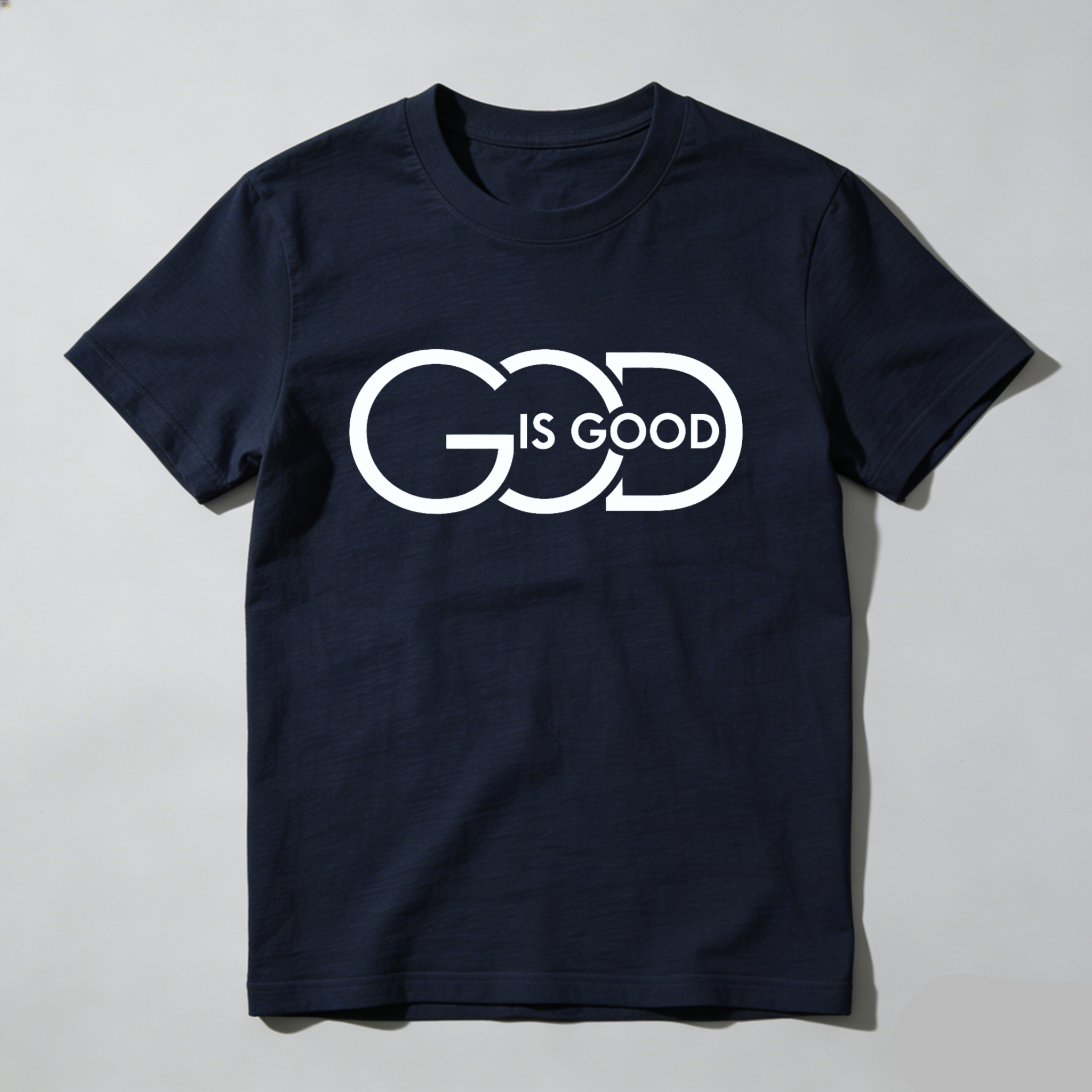 God Is Good T Shirt Made In Usa Christian Faith Statement Black Cotton Tee For Men Women Unisex Apparel