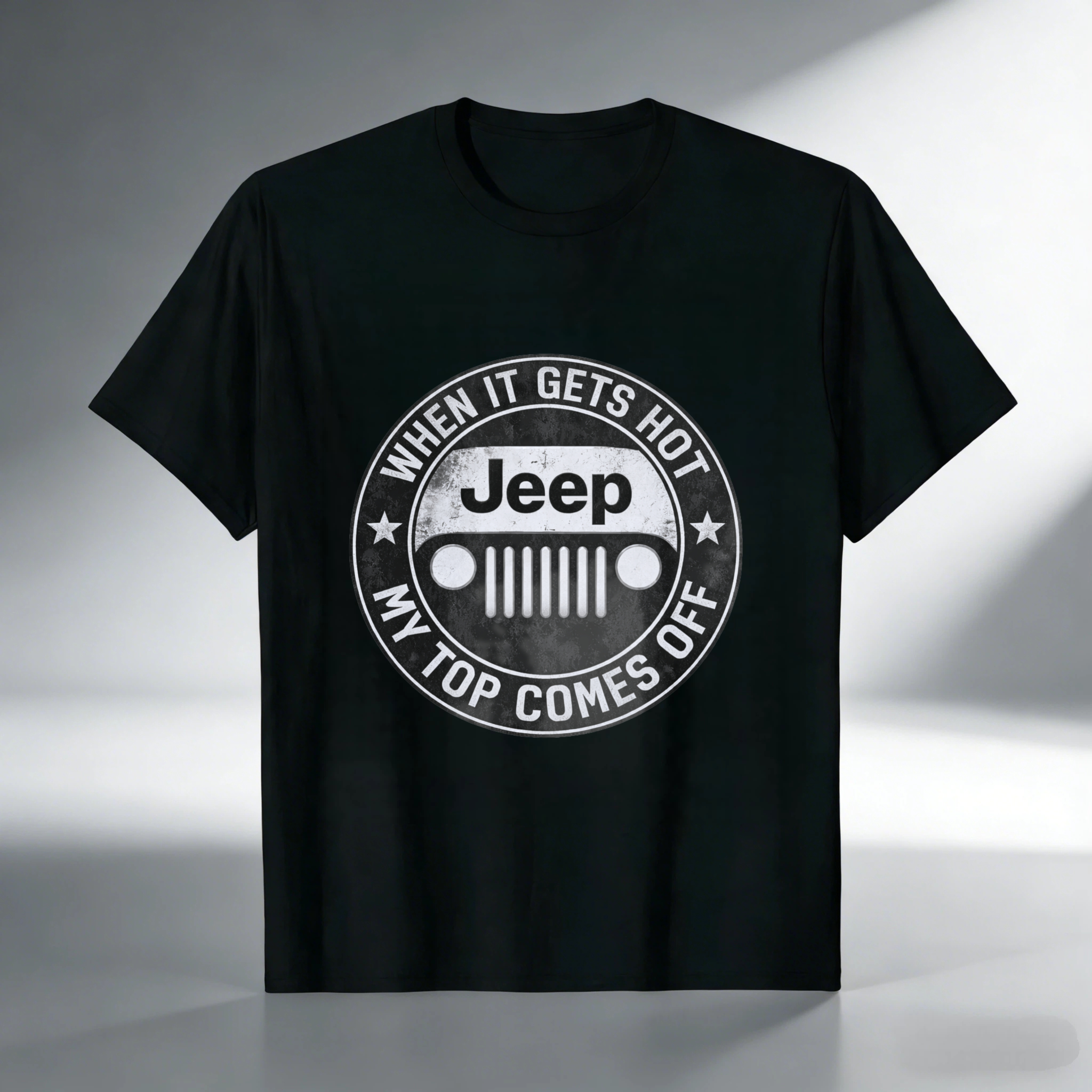 When It Gets Hot My Top Comes Off Jeep T Shirt For Jeep Lovers And Outdoor Enthusiasts