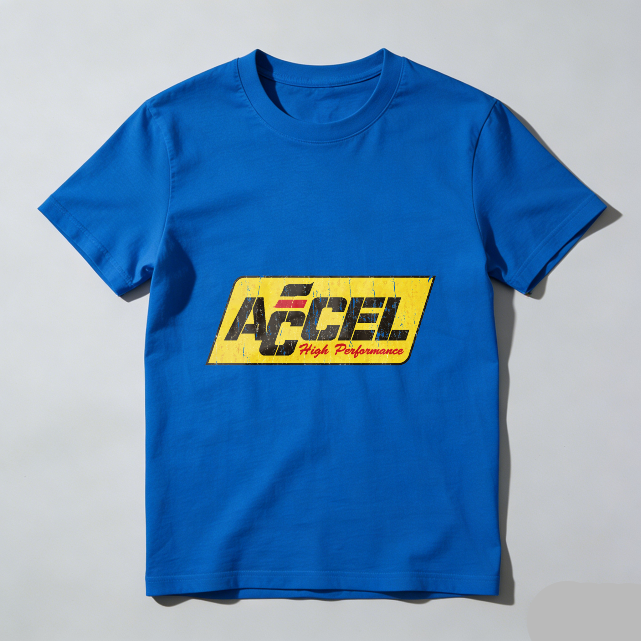 Accel High Performance Logo T Shirt Black Men Women Casual Wear Sport Style Graphic Tee