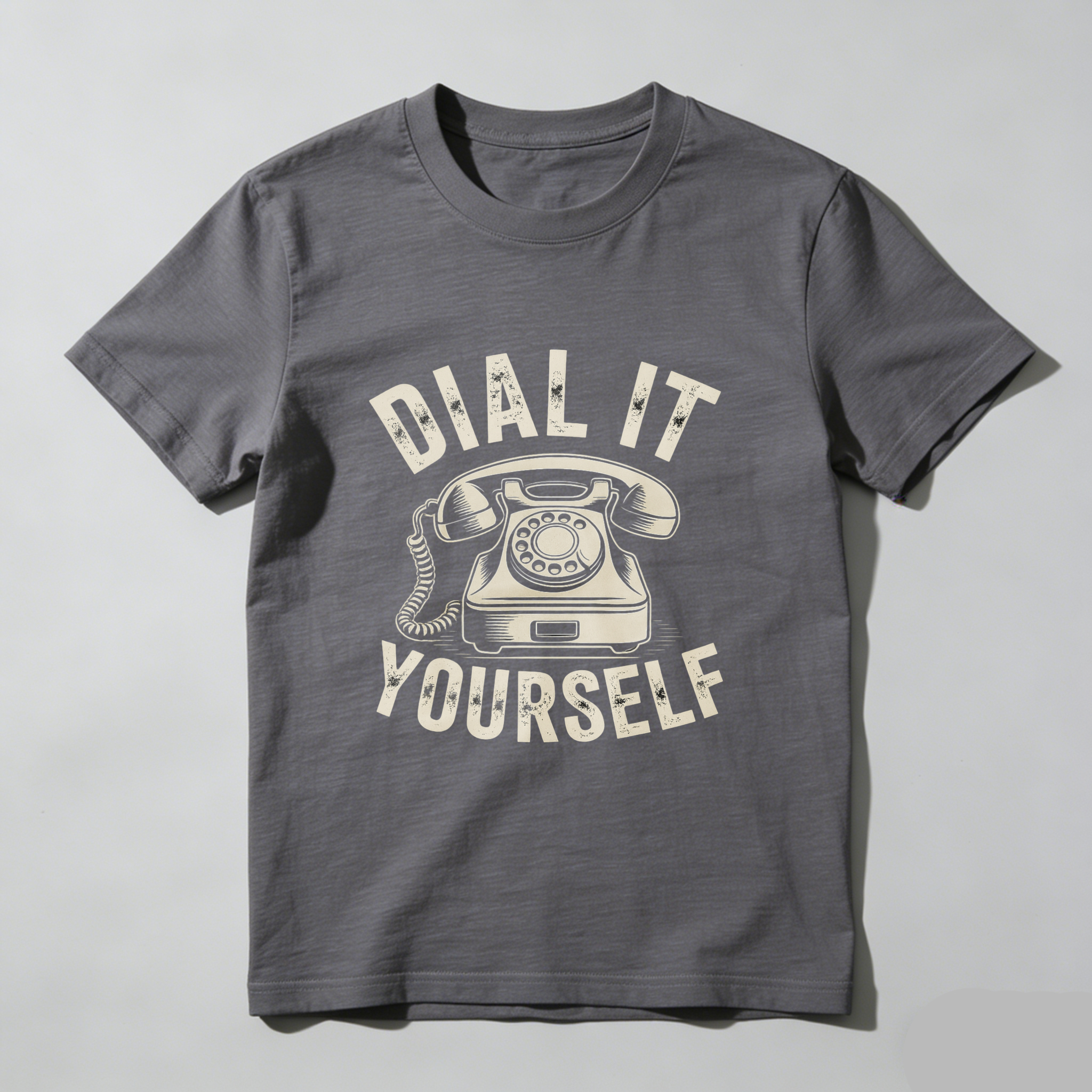 Dial It Yourself Vintage Telephone Graphic T-Shirt Made In Usa
