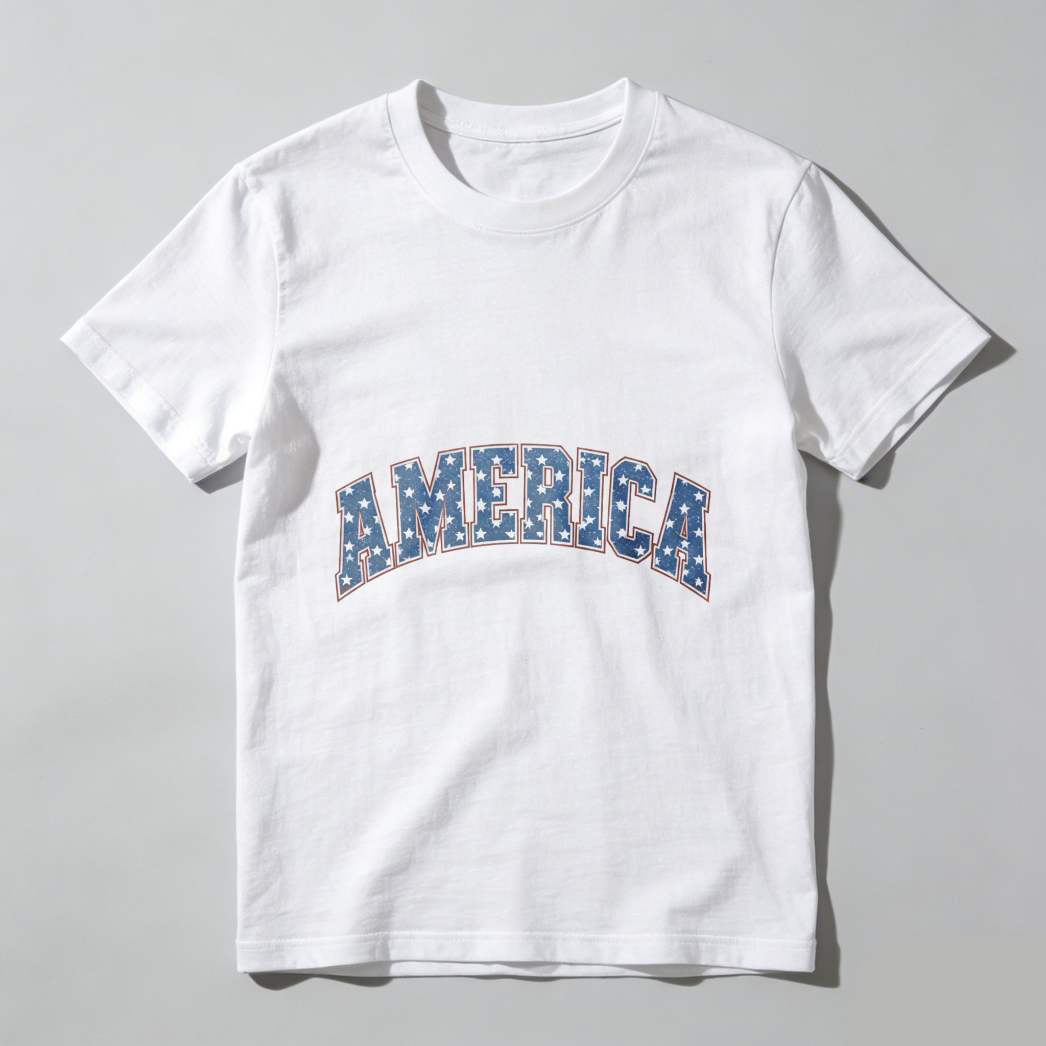 TEECURENT America Patriotic Stars And Stripes T Shirt Black Unisex Casual Top For Men Women WOMEN