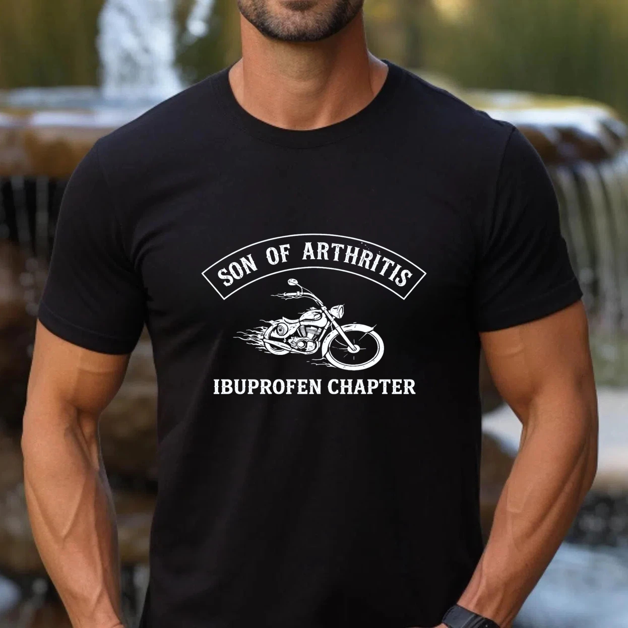 Son Of Arthritis Ibuprofen Chapter Motorcycle T Shirt