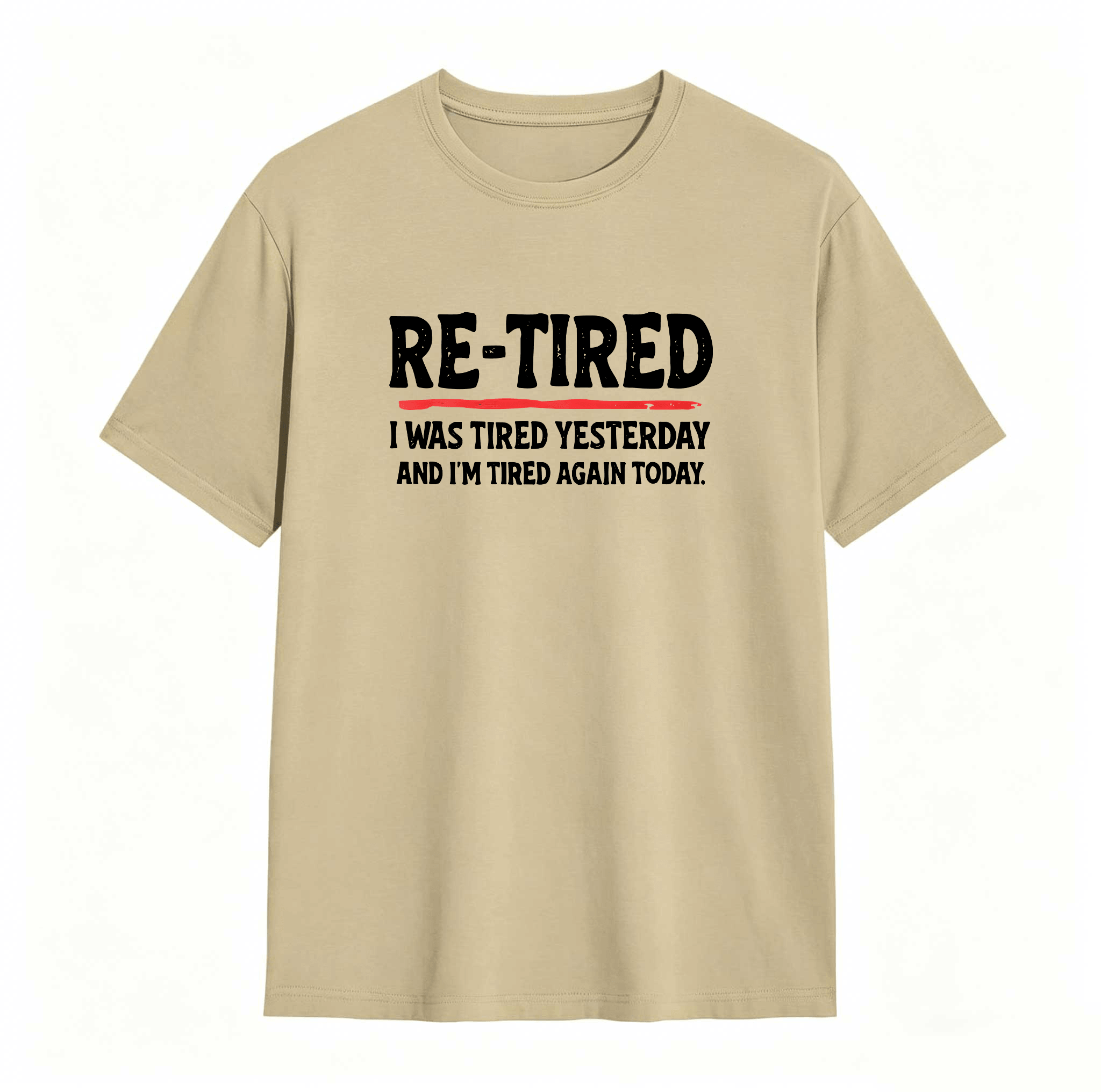 Dorawear™ Sarcastic Quote T-Shirt for Teens – 100% Cotton Re-Tired Lazy Retired Design Womenswear Womenswear Smooth Smooth Smooth Seamless Unisex Seamless Unisex