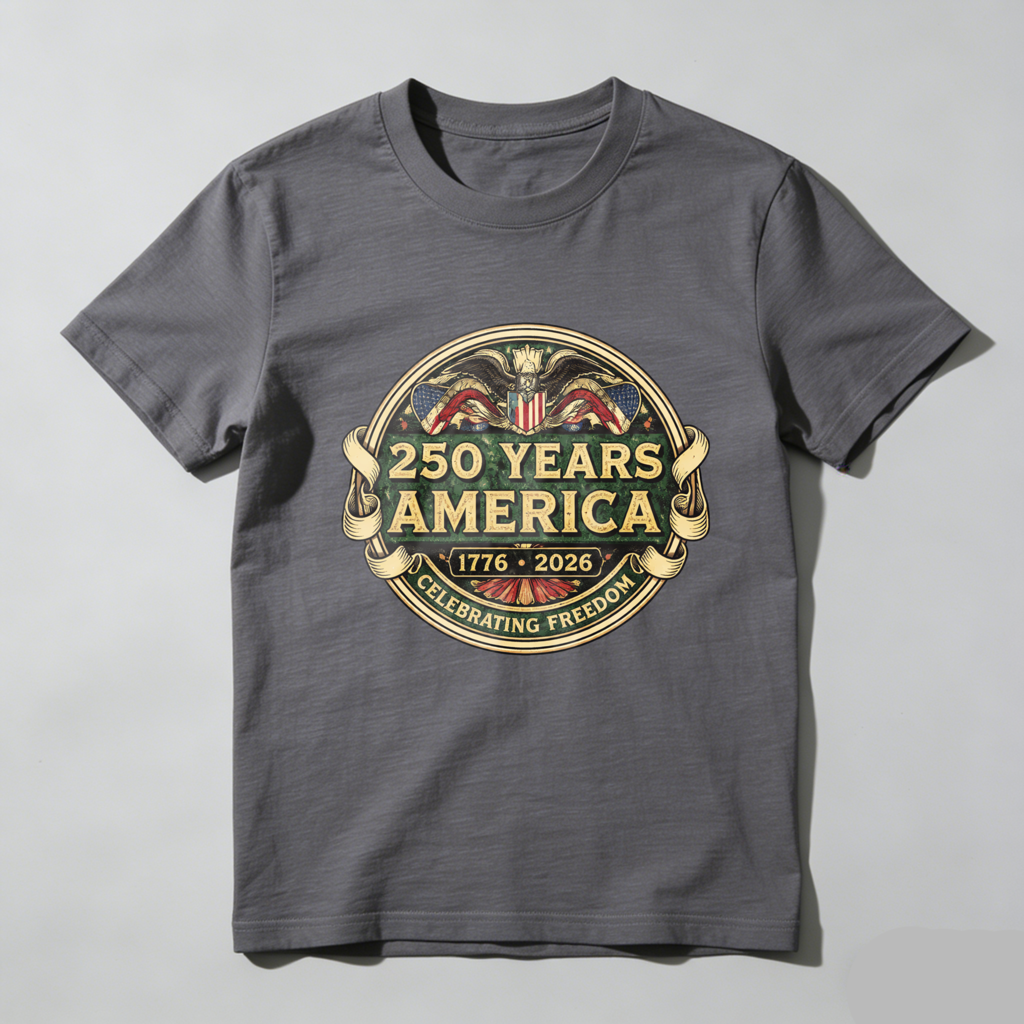 250 Years America 1776 2026 Celebrating Freedom Independence Day Patriotic T Shirt