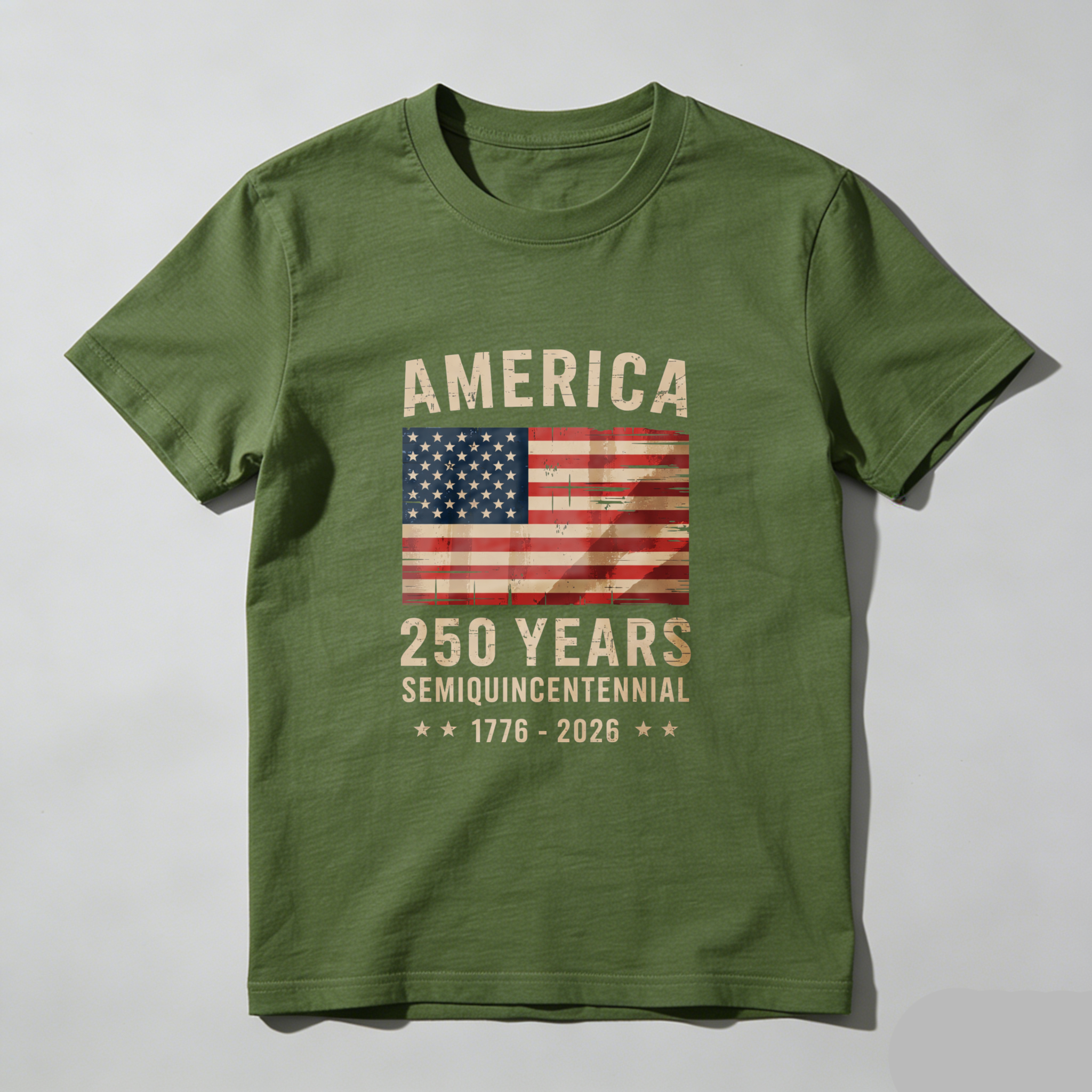 America 250 Years Semiquincentennial 1776 2026 Usa Flag Independence Day Celebration T Shirt