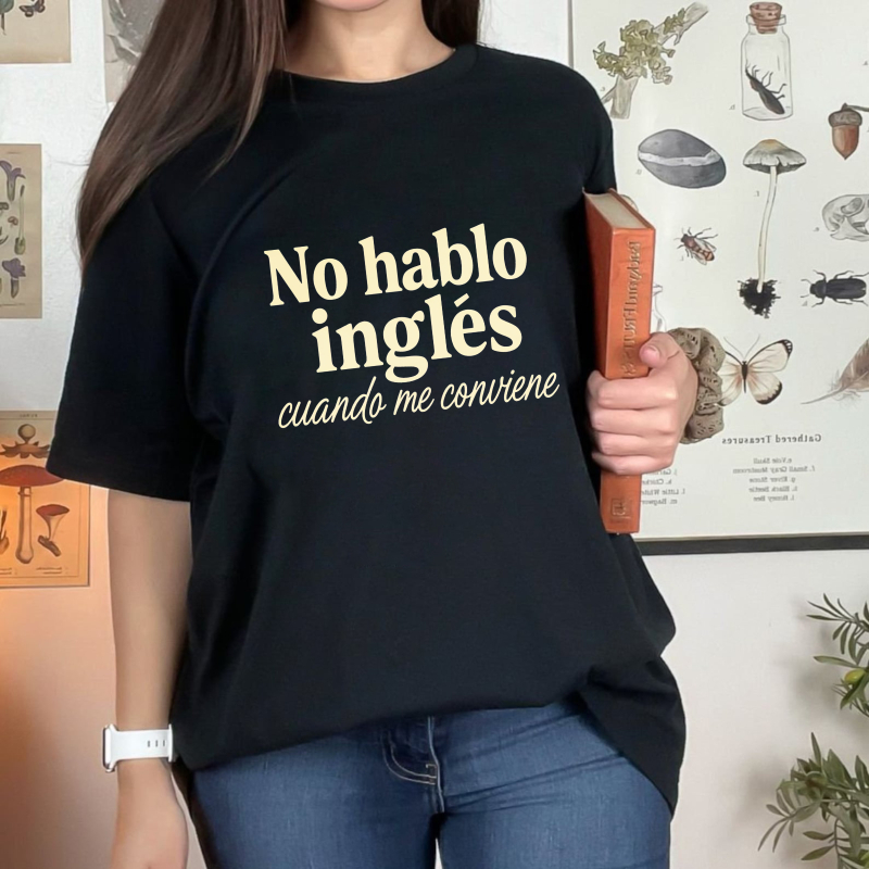 No Hablo Ingles Cuando Me Conviene Unisex Classic T-shirt