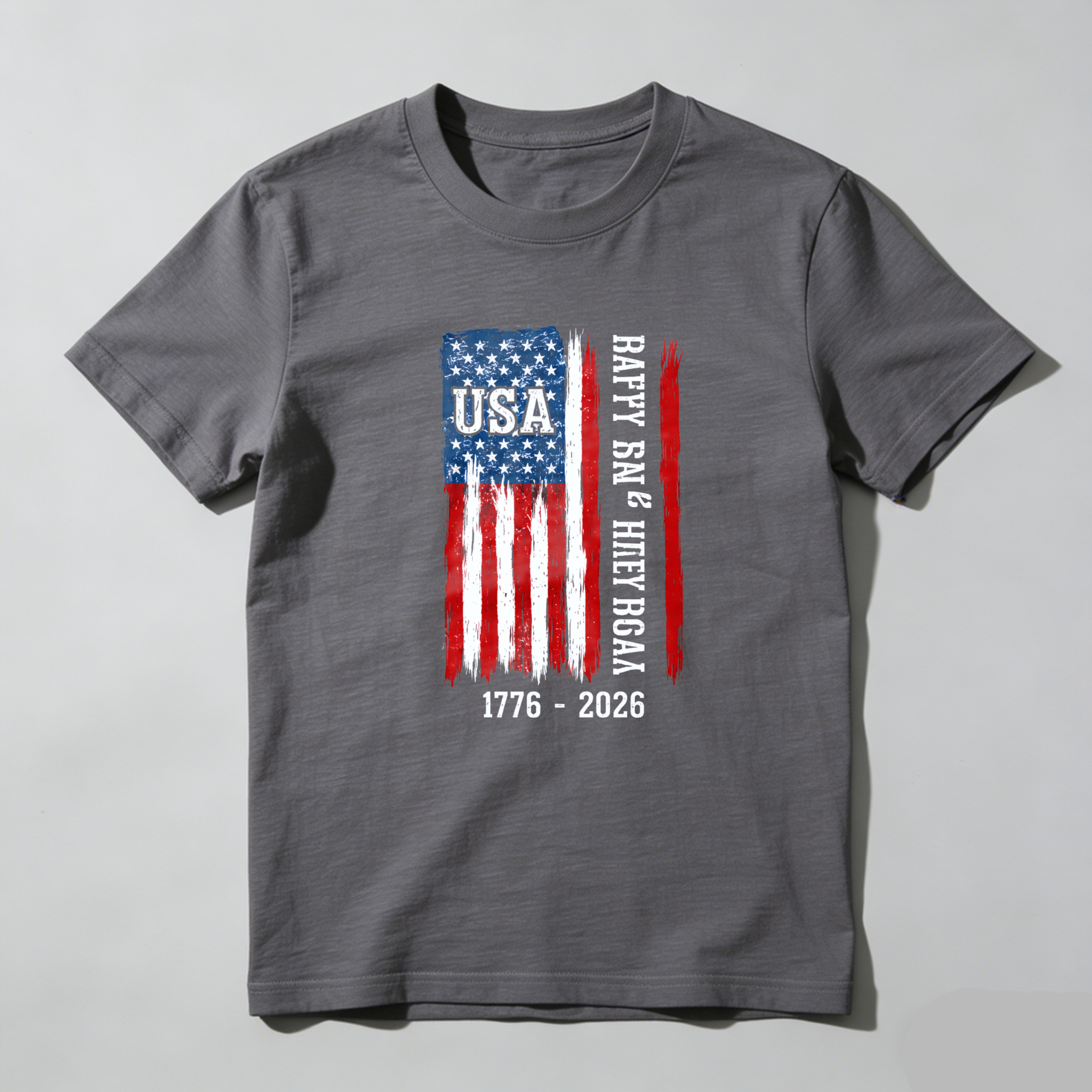 Usa Flag 1776 2026 Independence Day Celebration T Shirt Black