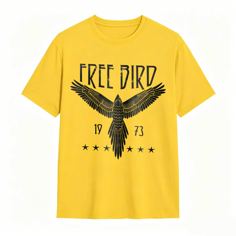 Free Bird Eagle 1973 Stars Design Unisex Classic T-shirt